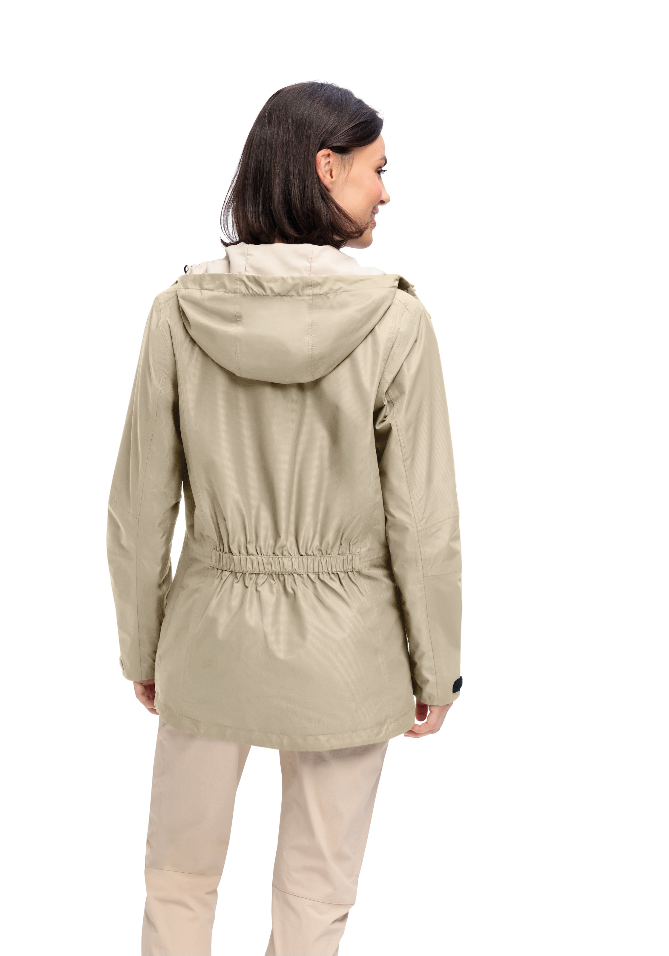 Maier Sports Outdoorjacke »Brocken Long W«, Damen Jacke wasserdicht, Funktionsjacke 2 Taschen aussen + Innentasche