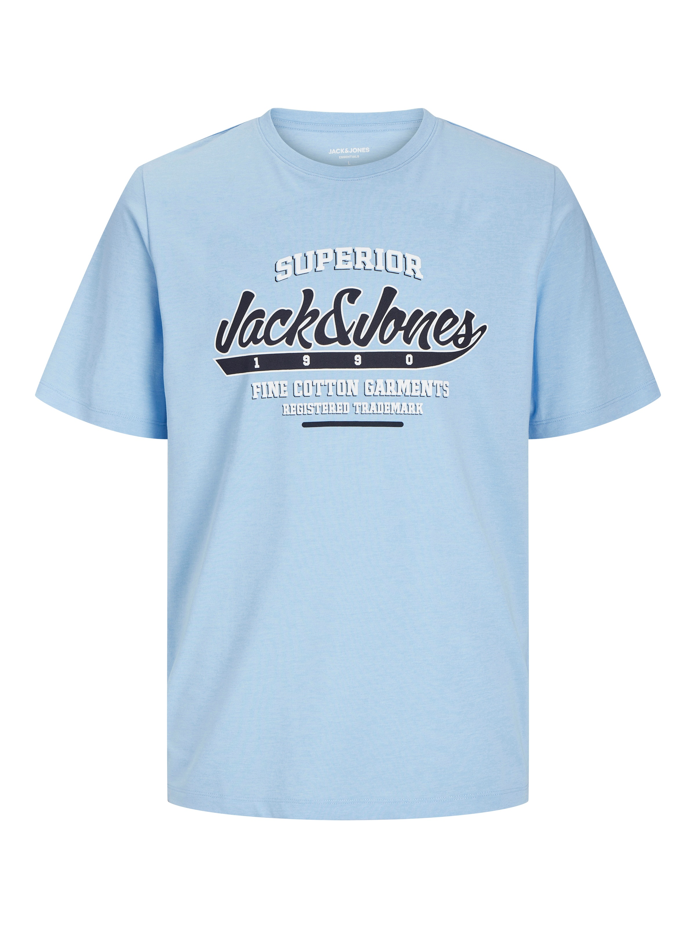 Jack & Jones PlusSize T-Shirt »JJELOGO TEE SS O-NECK 2 COL AW24 S PLS«, mit Frontprint