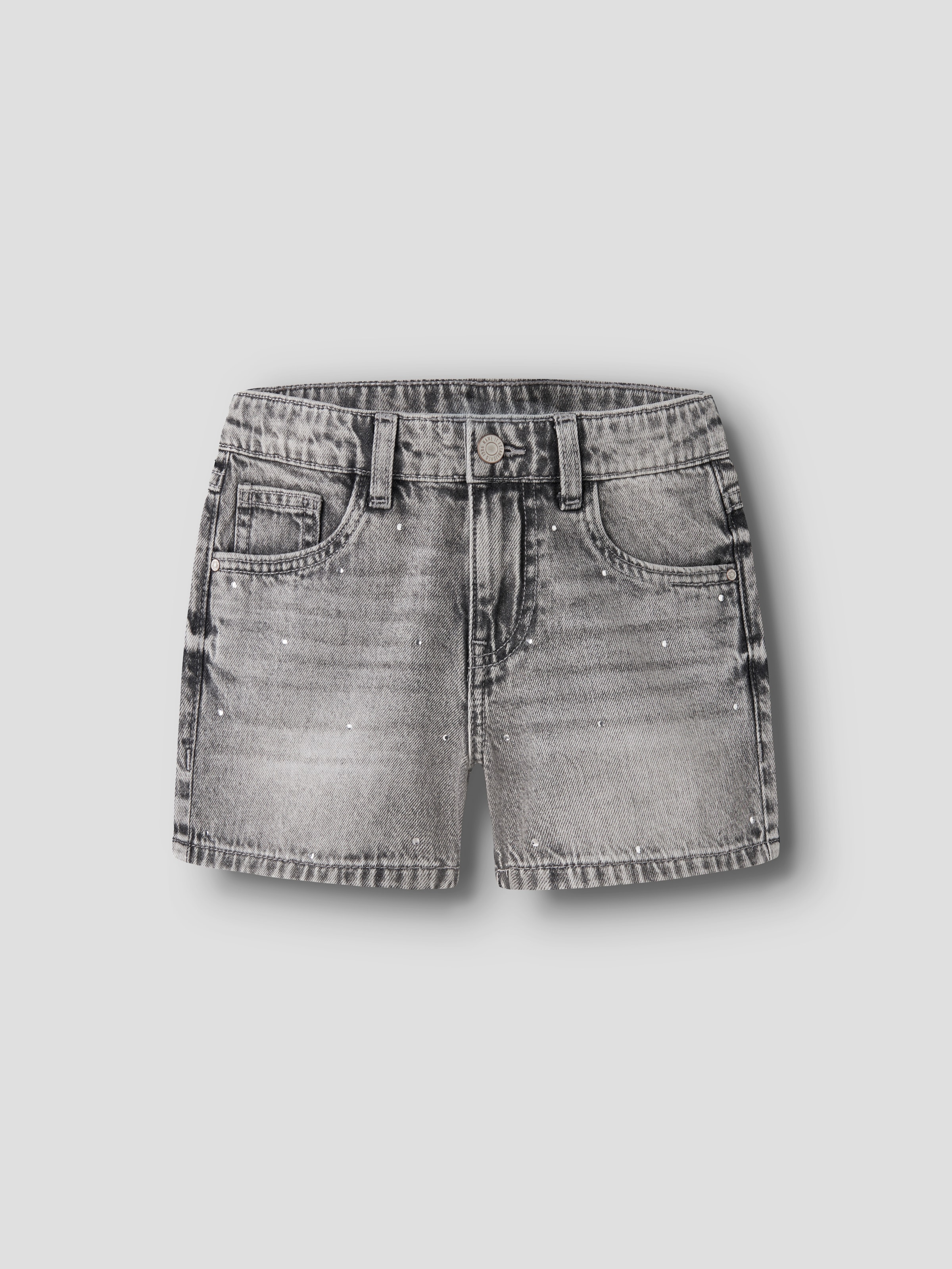 Name It Short en jean »NKFROSE REG DNM SHORTS 6042-AC NOOS« coton, avec strass