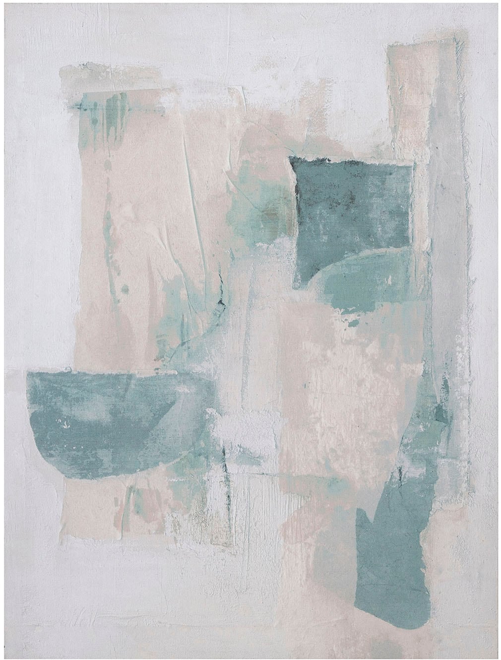 GILDE Leinwandbild »Bild rechteckig Magul weiss H. 80 cm« 1 Stk. tlg.