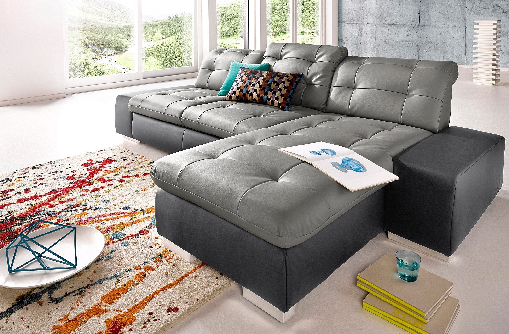 Image of sit&more Ecksofa "Palomino L-Form" wahlweise XL oder XXL und mit Bettfunktion
