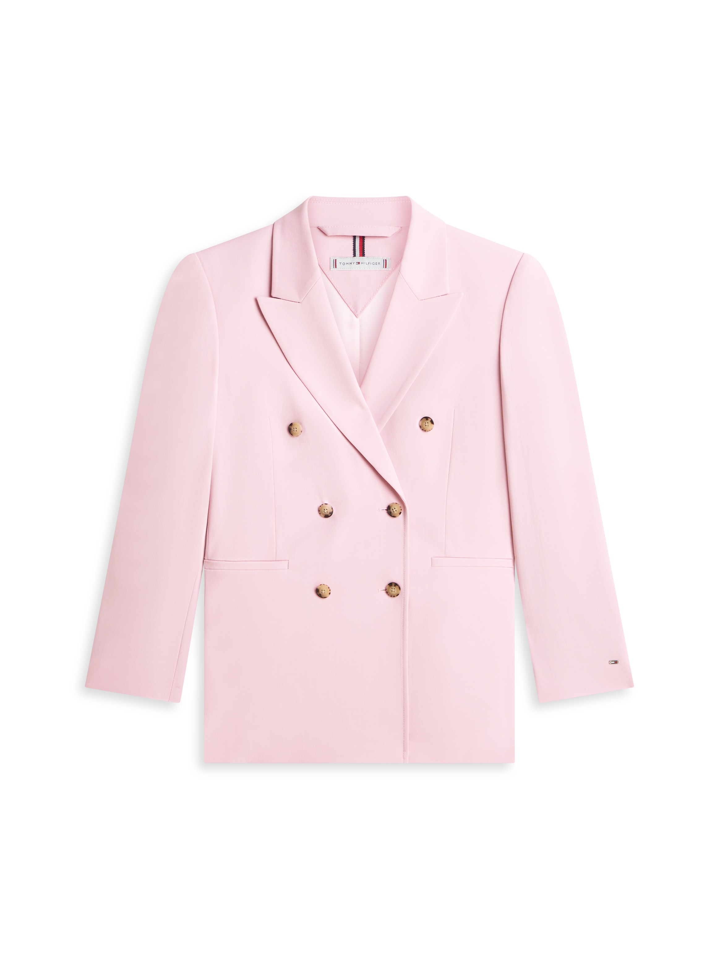 Tommy Hilfiger Blazer court »TIMELESS WOOL DB BLAZER« mit doppelreihiger Knopfleiste