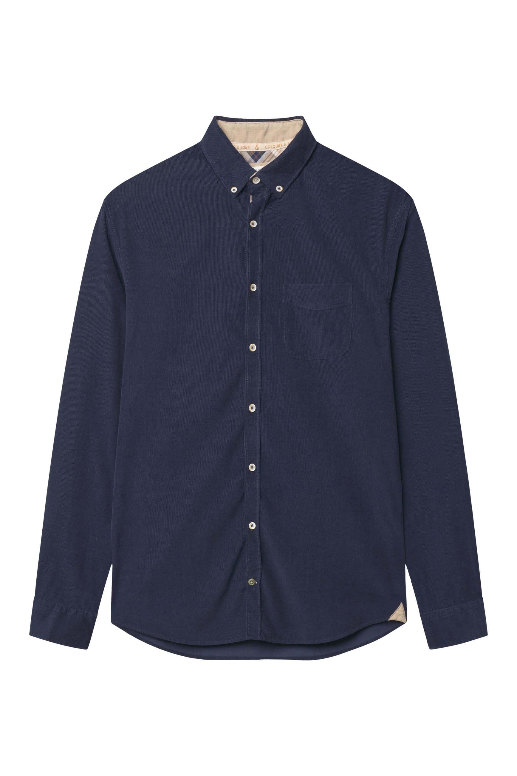 Langarmhemd »colours & sons Langarmhemd Shirt Corduroy«