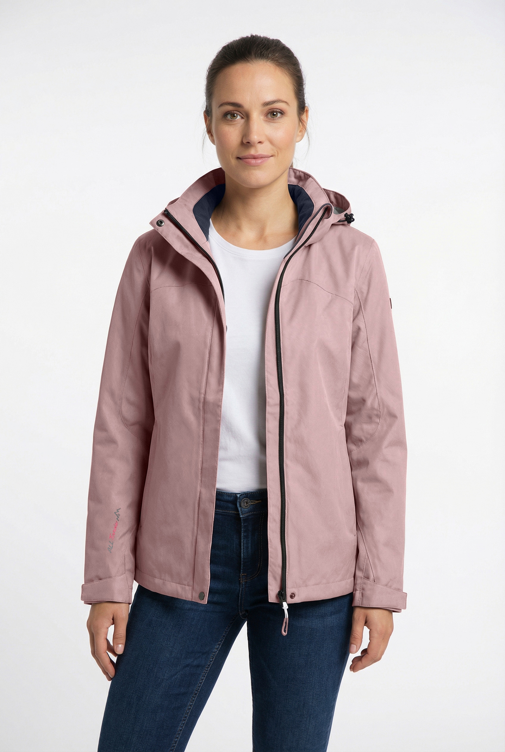 Killtec Veste fonctionnelle »KOS 133 WMN JCKT« avec capuche avec capuche, imperméable, coupe-vent, respirant, colonne d'eau 10000 mm