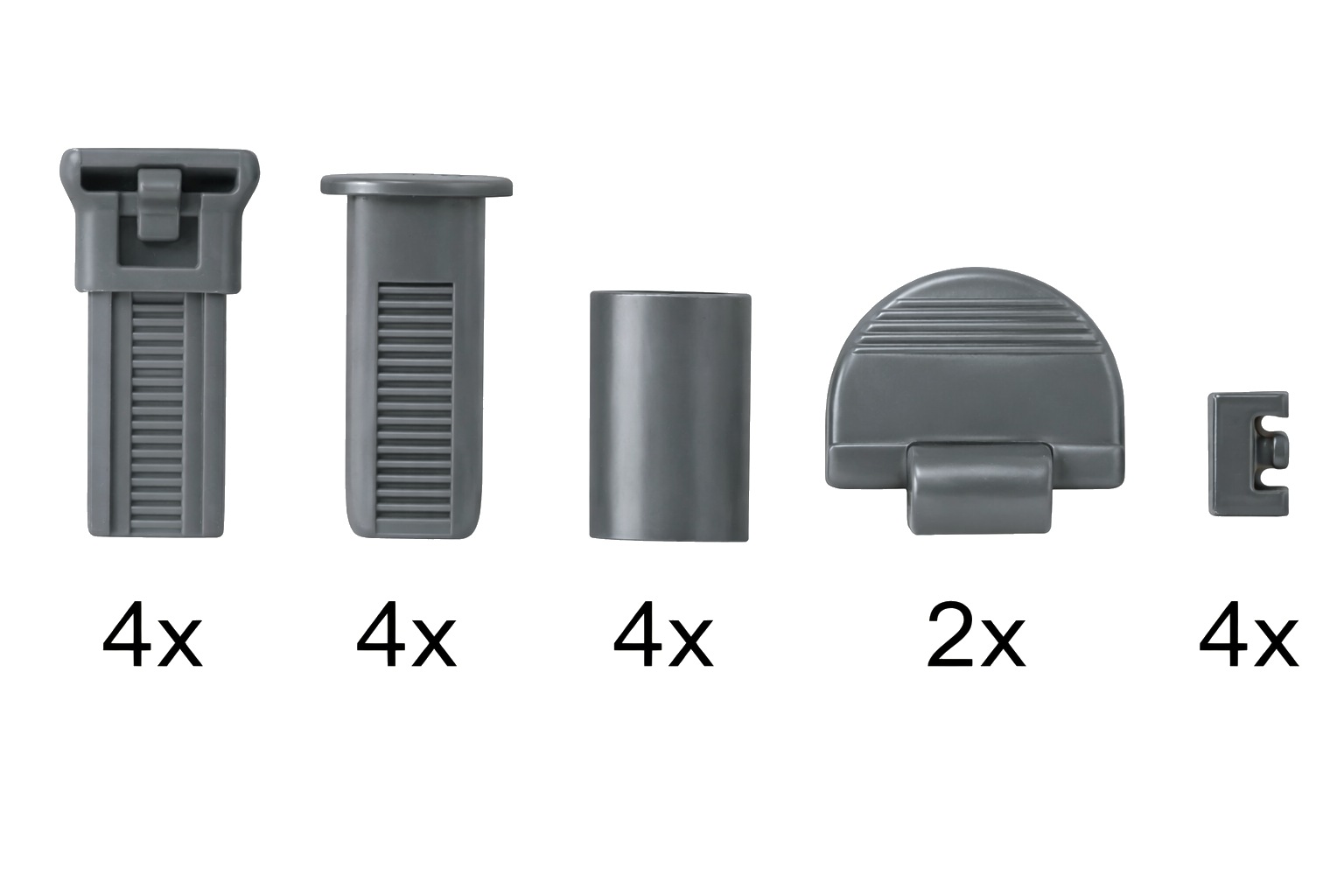 Image of GOODproduct Zubehör-Set "DAHRA UNI Acc" für Plissee, Ersatzteilset