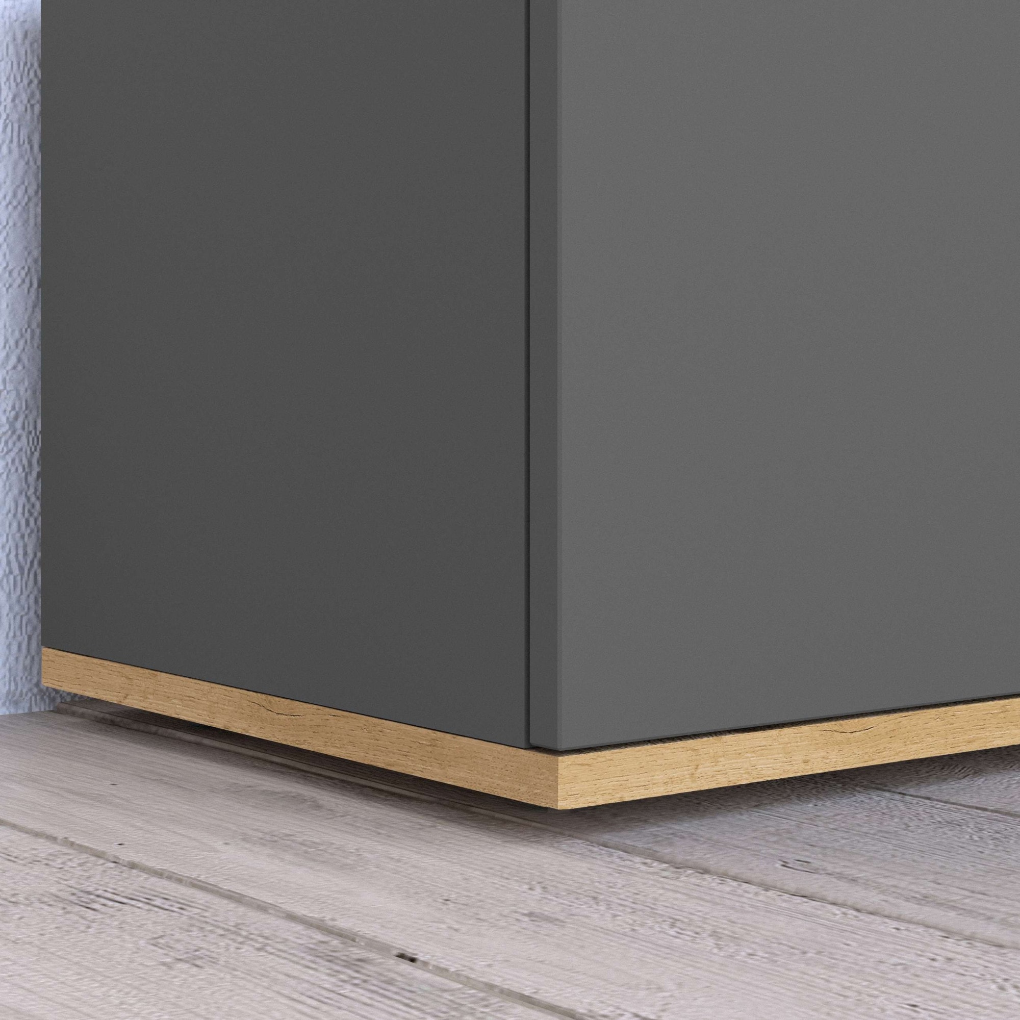 GOODproduct Buffet »BOLSENA, Kommode, Schrank,Lowboard mit 8 Fächer und offenes Ablagefach« 1 cuis tlg. stehend/hängend montierbar, Made in Italy, B/T/H: 200 × 35 × 71,2 cm