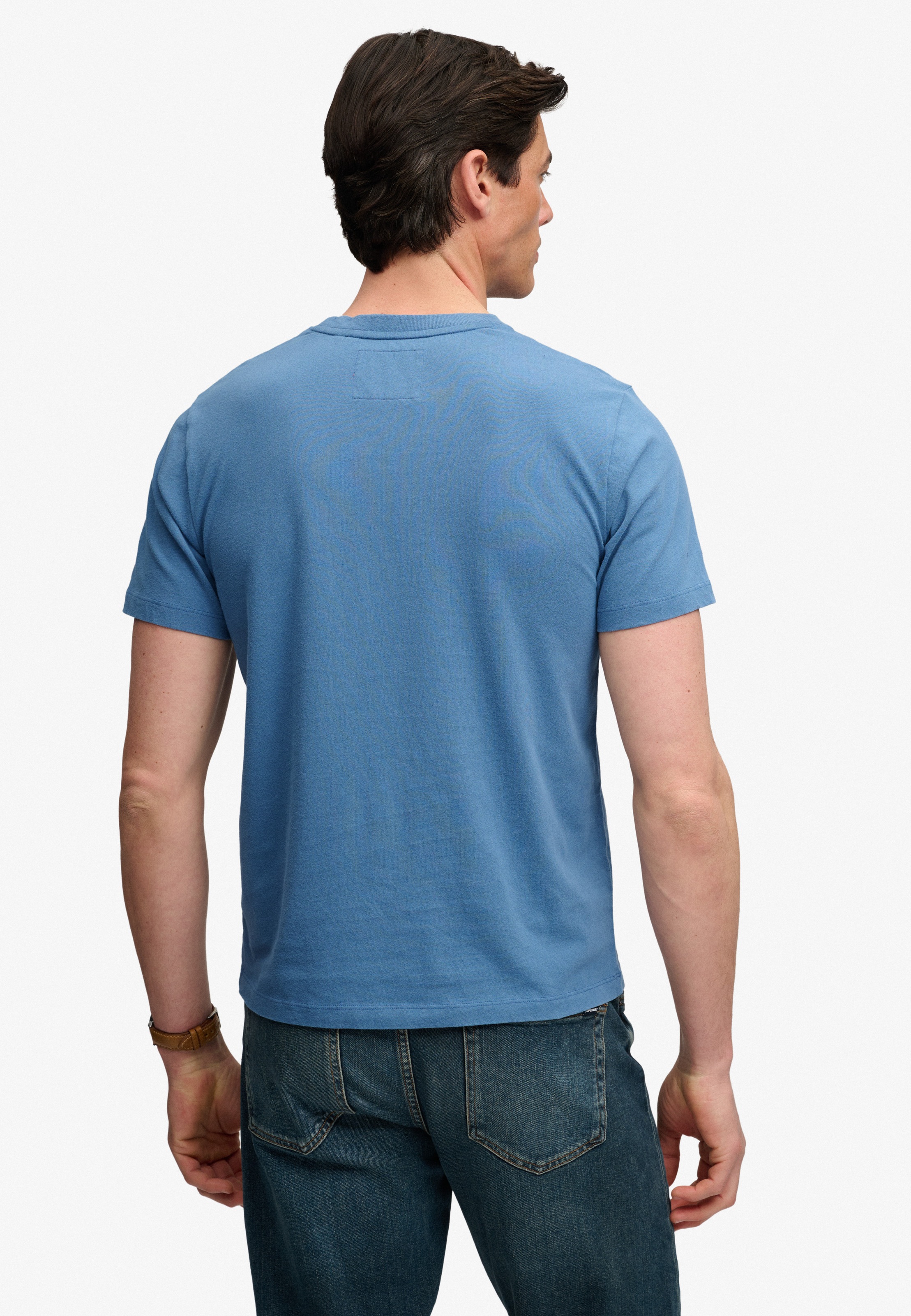 Superdry Shirt à col rond »VL CLASSIC TEE« coton, coupe décontractée