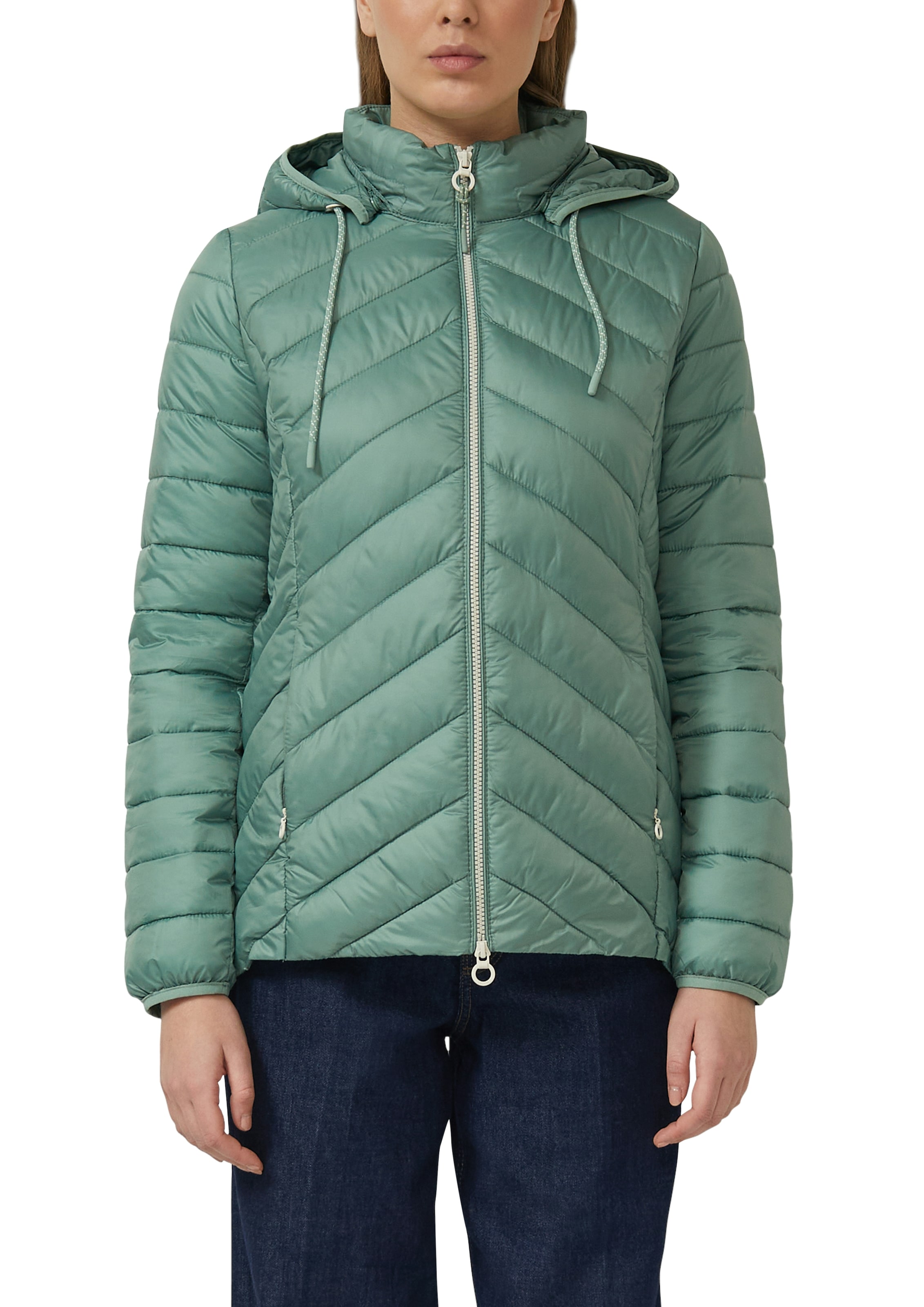 Image of s.Oliver Steppjacke mit Kapuze mit Kapuze und Kordelzug