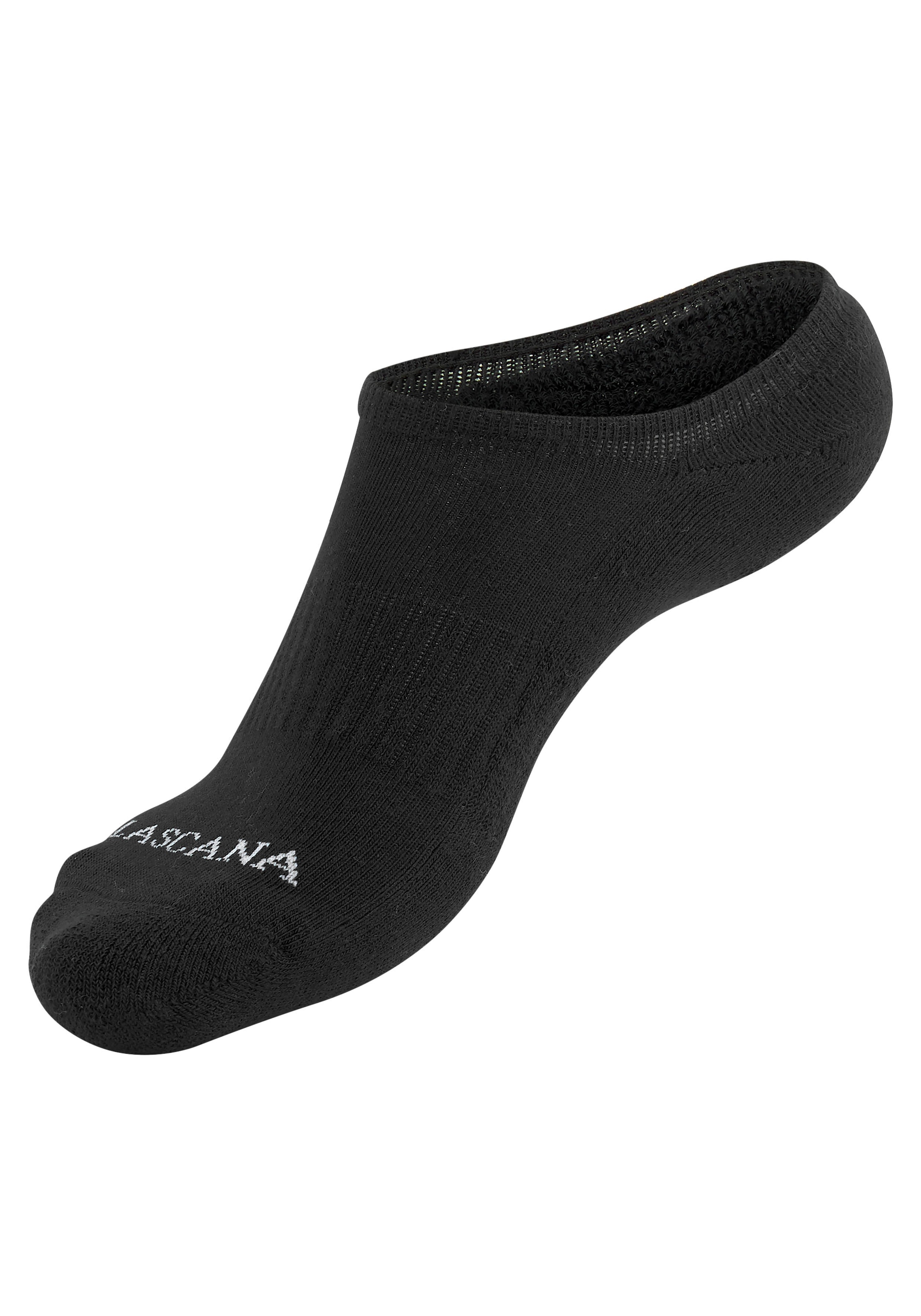 LASCANA ACTIVE Sneakersocken Packung, 7 Stk. tlg. mit Fussfrottee