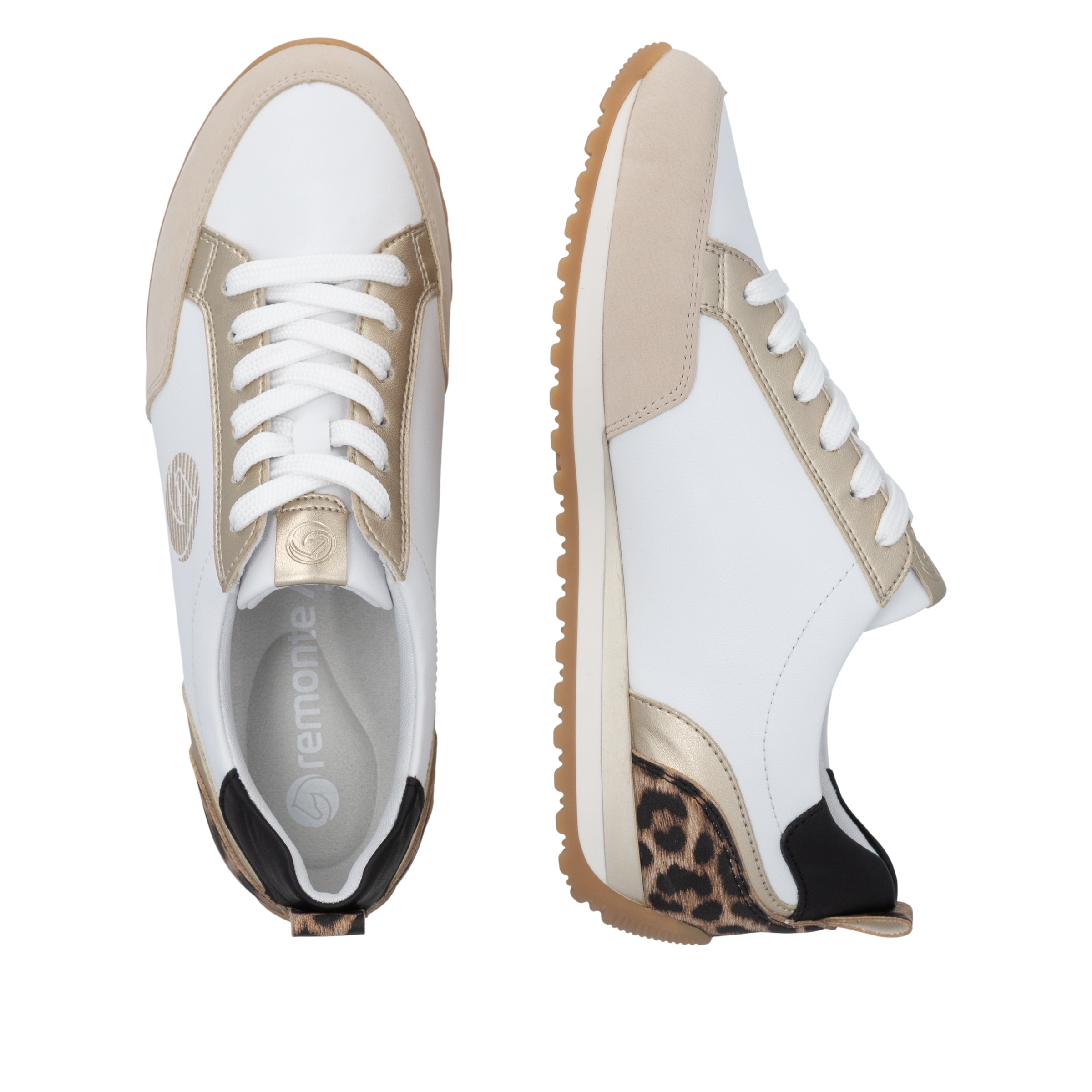 Remonte Sneakers  Chaussure à lacets, chaussure basse, sneaker casual avec col rembourré
