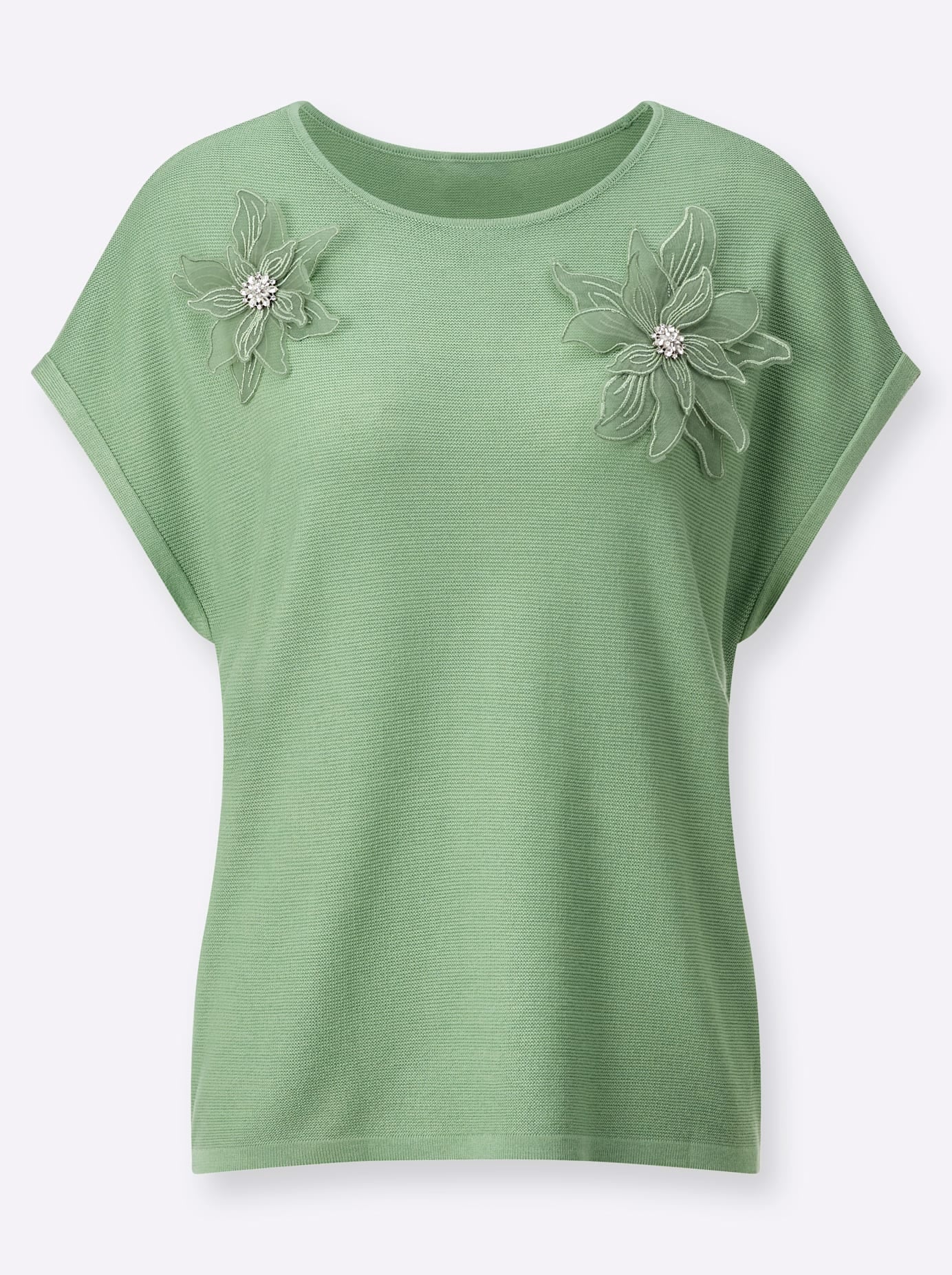 creation L Pull en tricot »Kurzarm-Pullover«