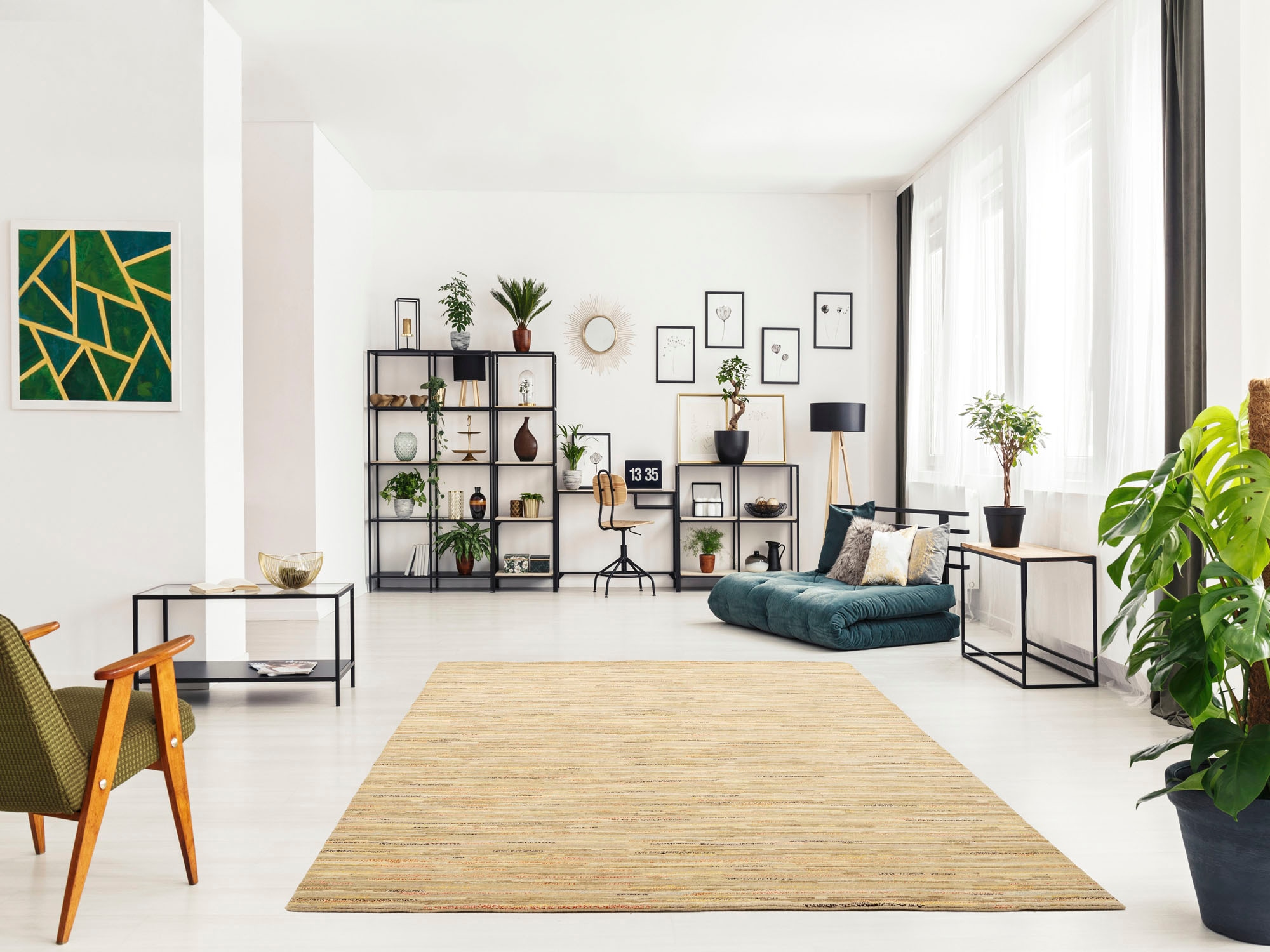 OCI DIE TEPPICHMARKE Tapis »HIMALI LINEA« Rectangulaire 5 mm Höhe Wohnzimmer