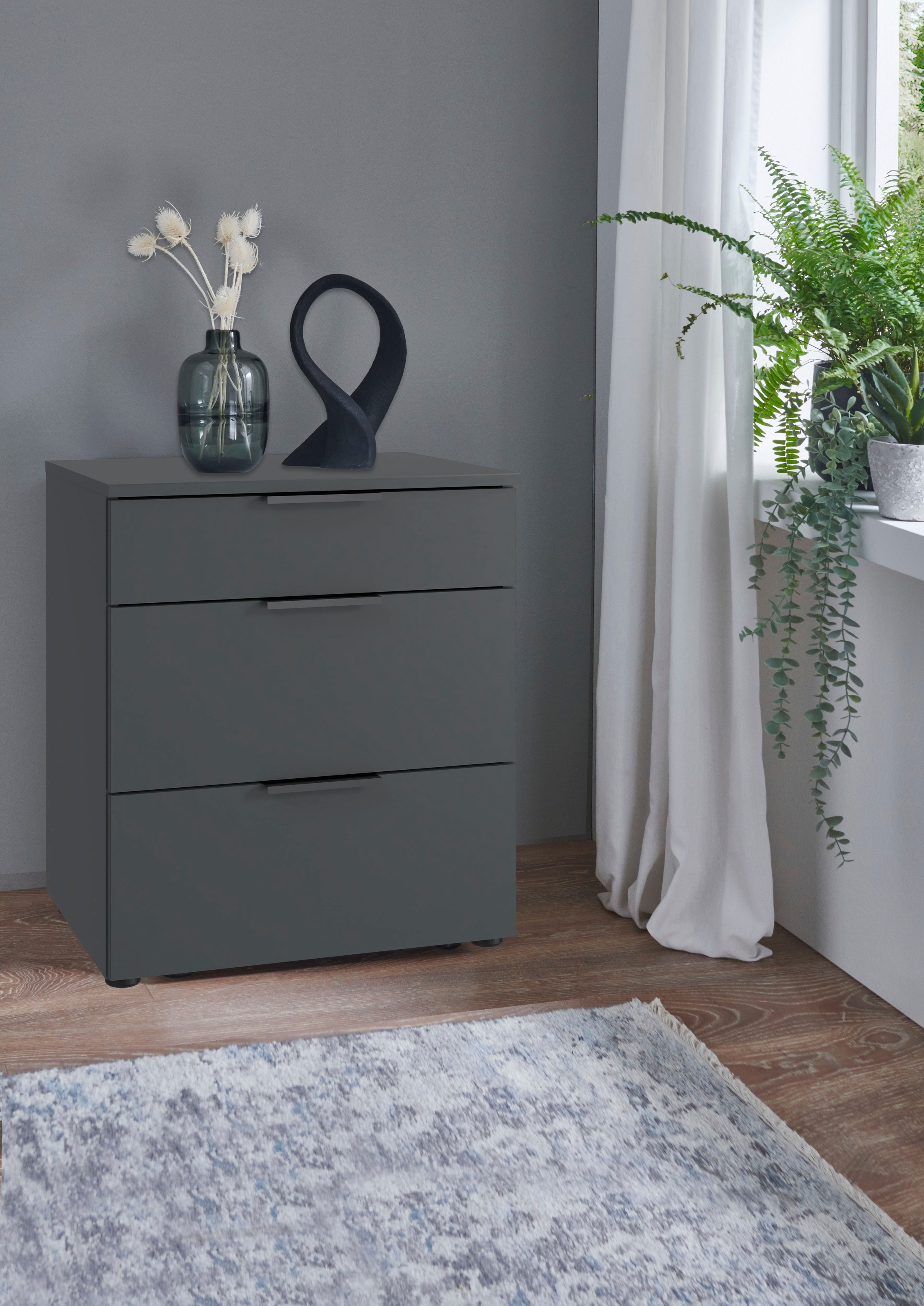 Wimex Nachtkommode »Oxford by fresh to go, mit Schubladen, in 2 Grössen«, (54cm breit,41cm tief, wahlweise in 2 Höhen), Mit Soft-close Beschlägen, Kommode Made in Germany