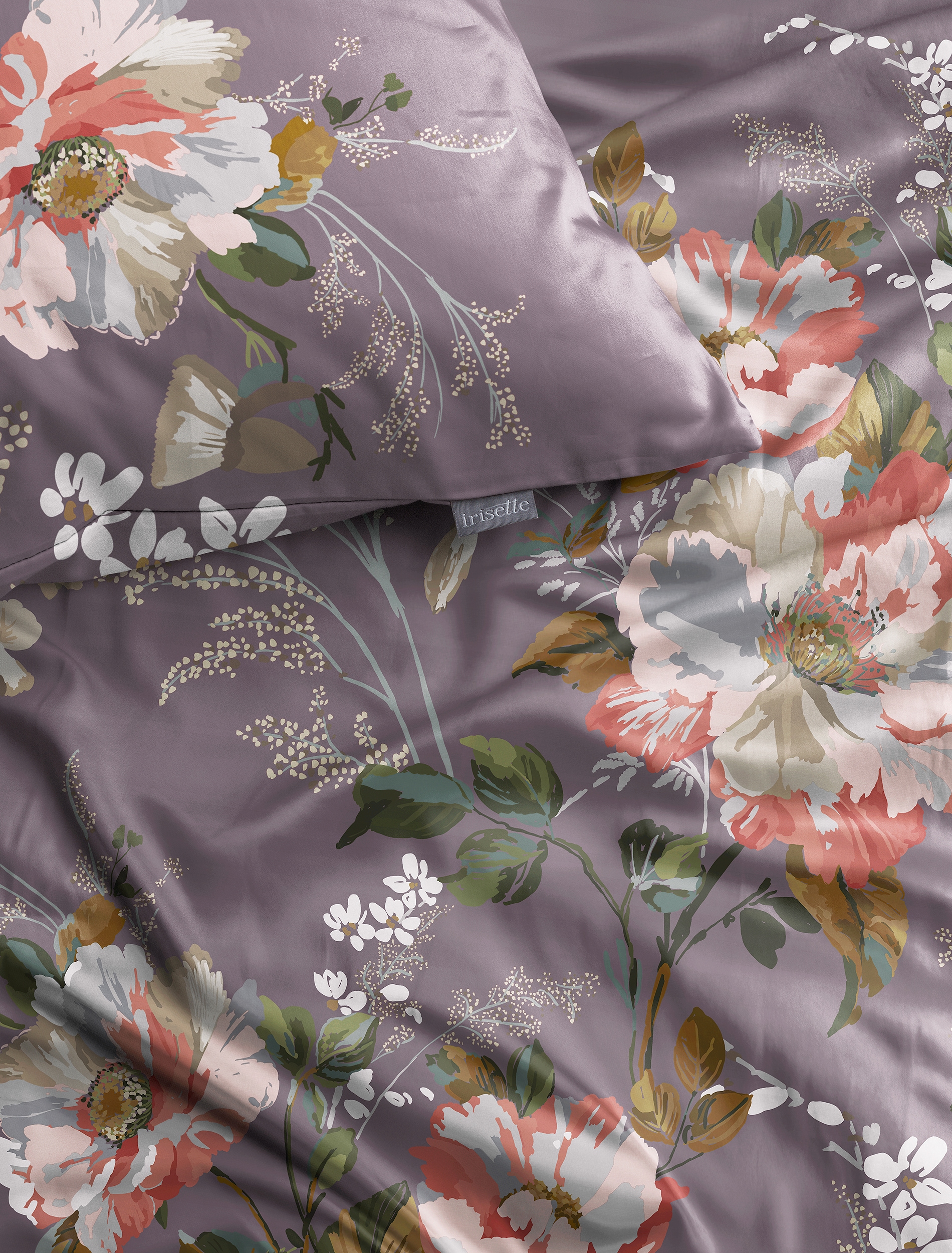 Irisette Bettwäsche »Wave 8781« 2 Mako-Satin, anschmiegsam und atmungsaktiv, Ganzjahresqualität