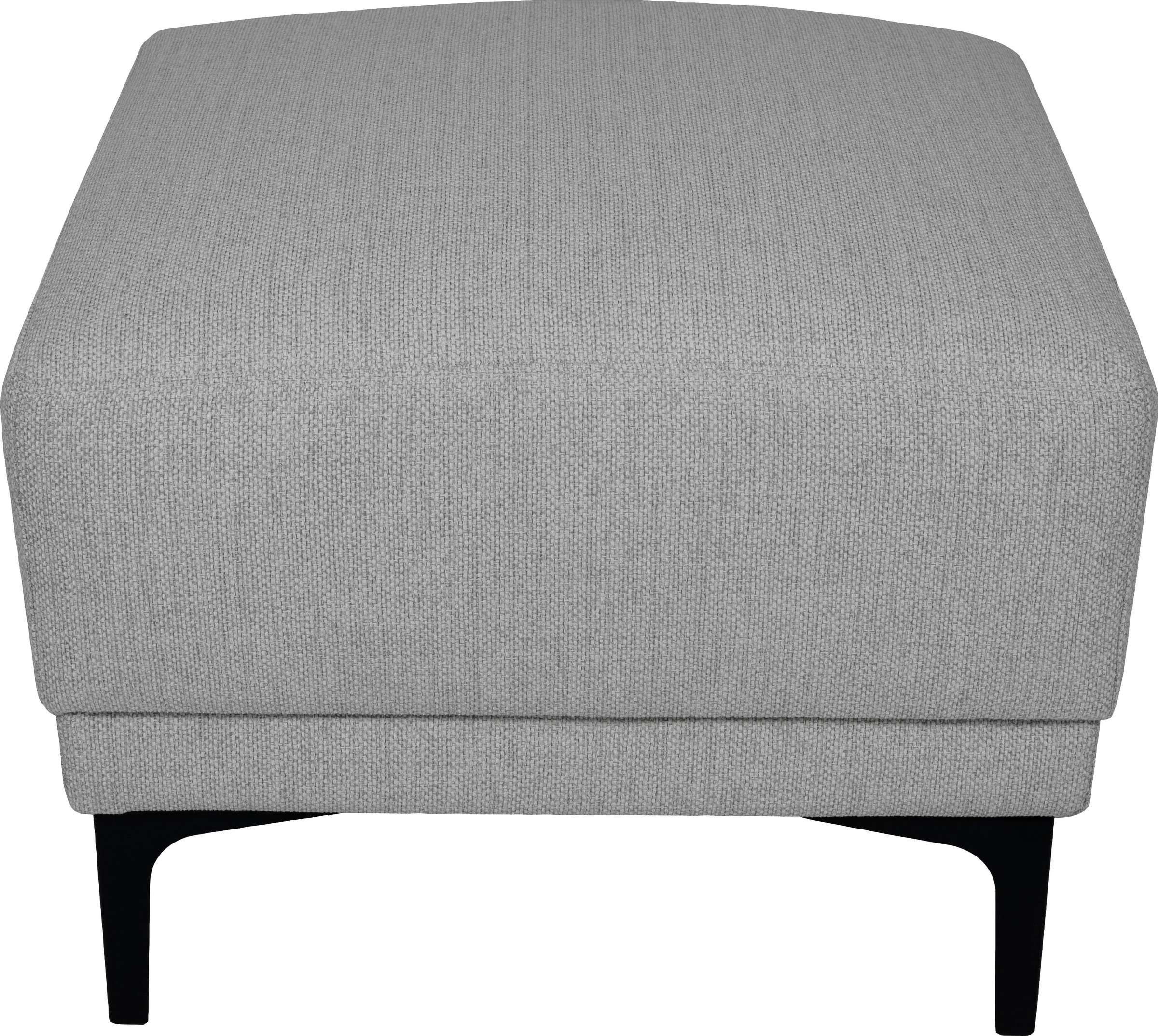 GOODproduct Polsterhocker »Xander« 1 Stk. tlg. Breite 58 cm, Soft-Touch Chenille, schwarze Metallfüsse