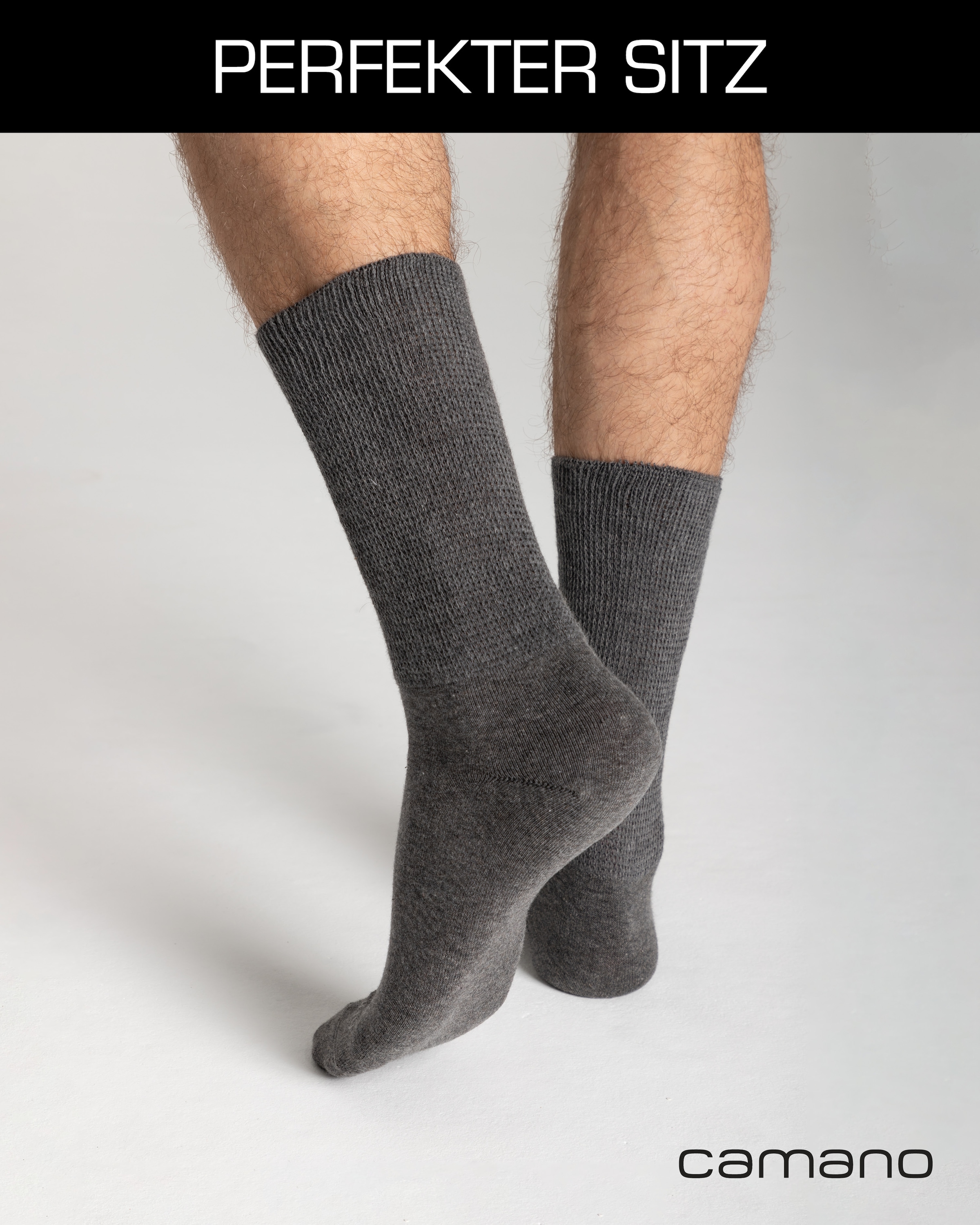 Camano Diabetikersocken »comfort« 4 Stk. tlg. mit besonders Venen-freundlichem Material