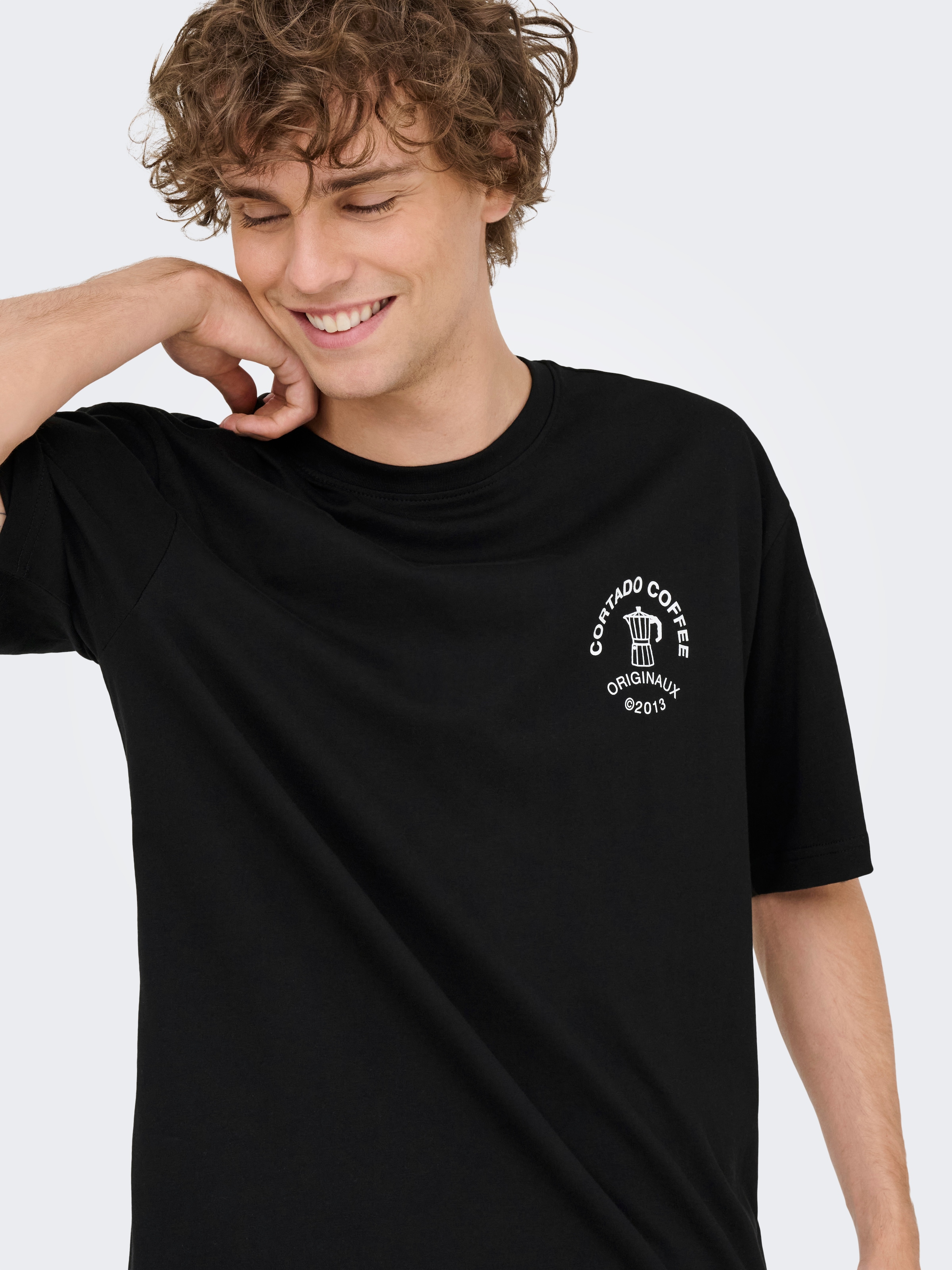 ONLY & SONS T-Shirt »ONSNATHAN RLX SS TEE NOOS« Baumwolle, relaxed fit