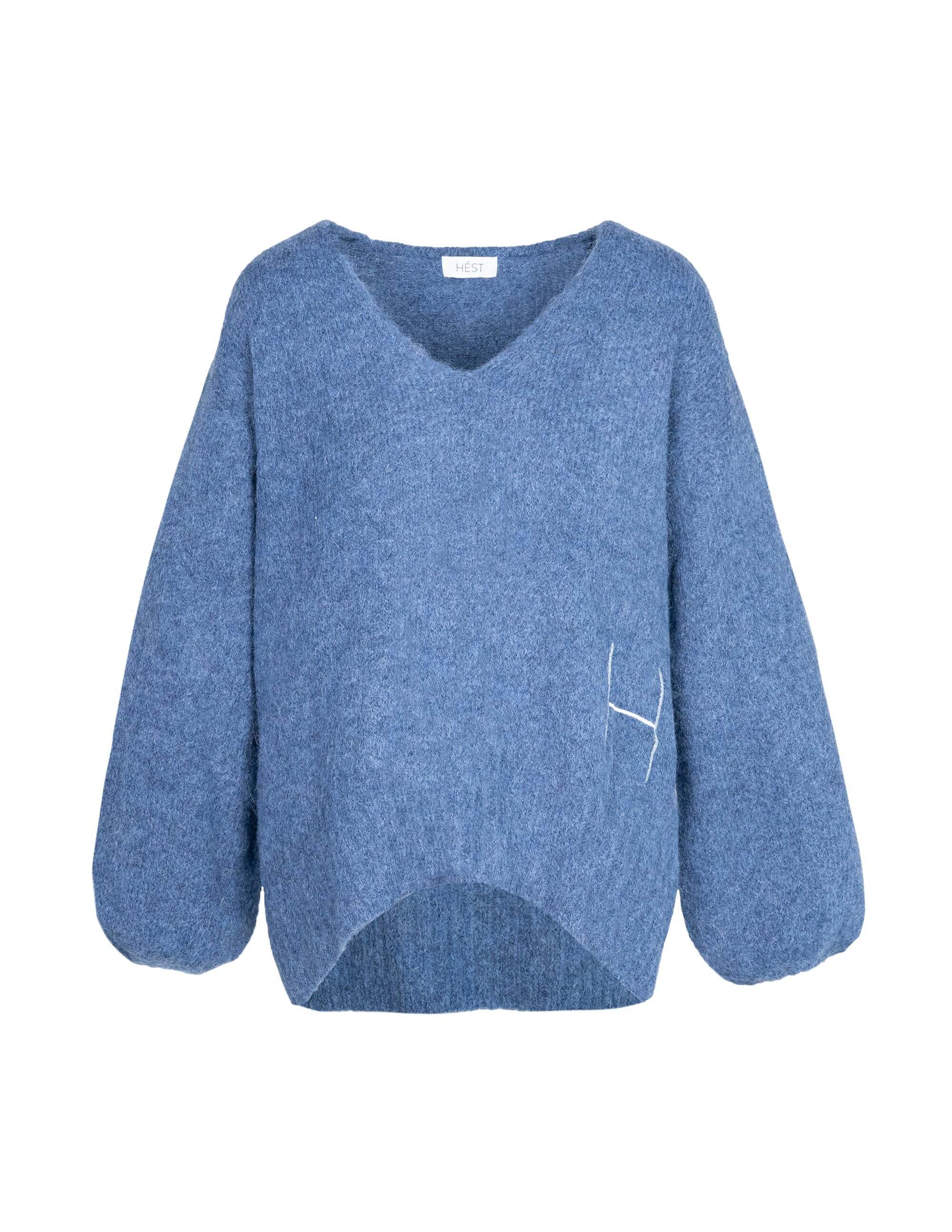 Strickpullover »HÉST Pullover SOFIE V-neck Sweater«