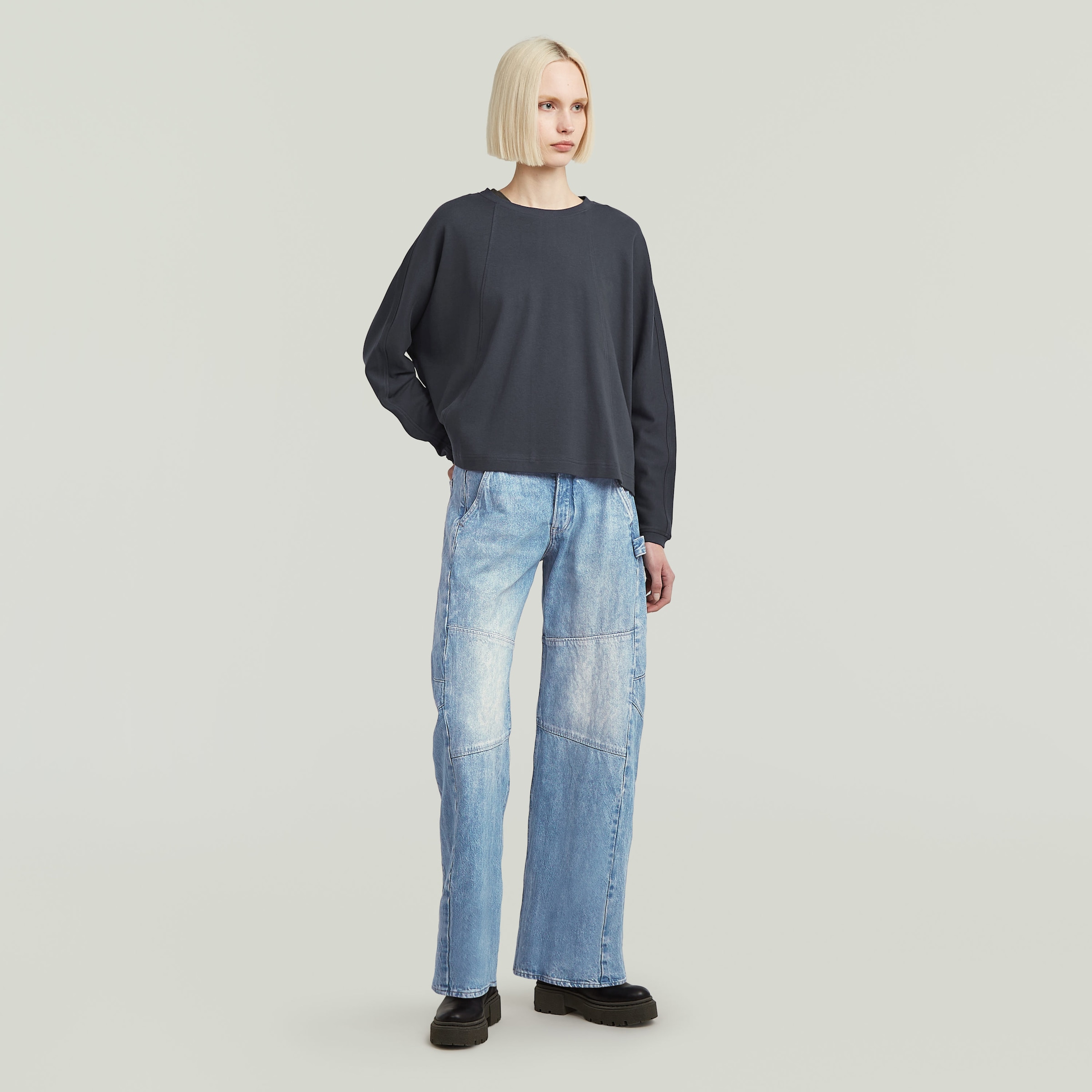 G-STAR Langarmshirt »A line«, im Oversized Fit