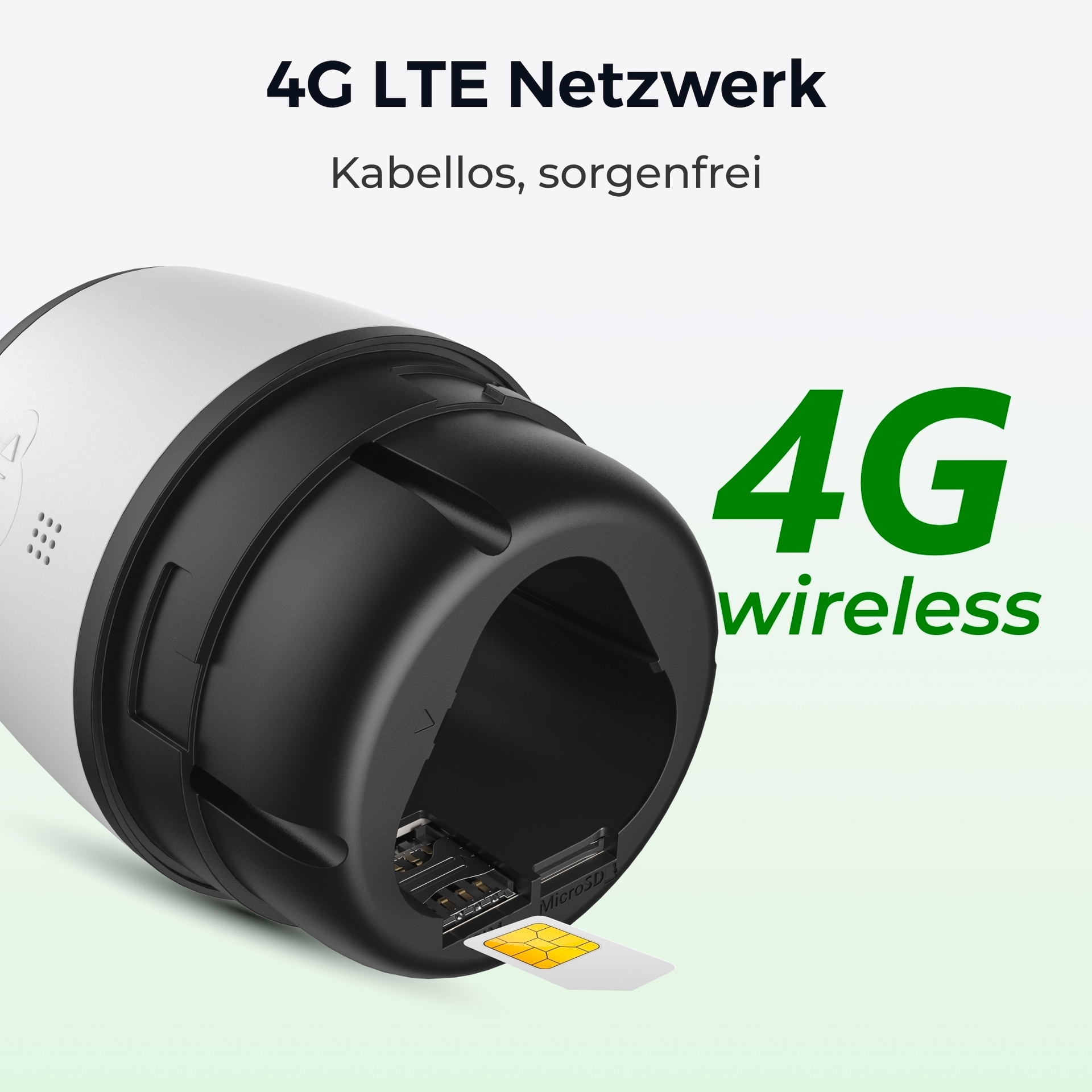 Reolink Überwachungskamera »Go Series G330 - 4MP Batterie-Aussenkamera«, Aussenbereich, 4G LTE Netzwerk, Personen-/Fahrzeug-/Tiererkennung