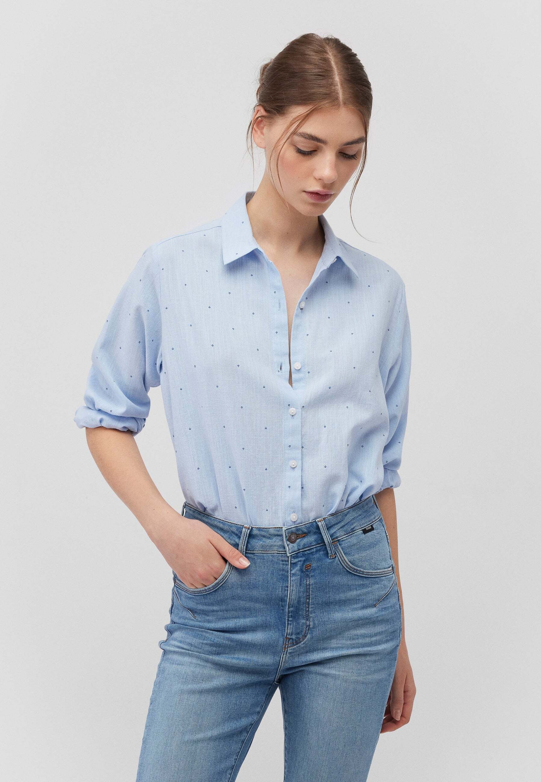 Mavi Langarmbluse »Mavi Langarmbluse Woven Shirt«