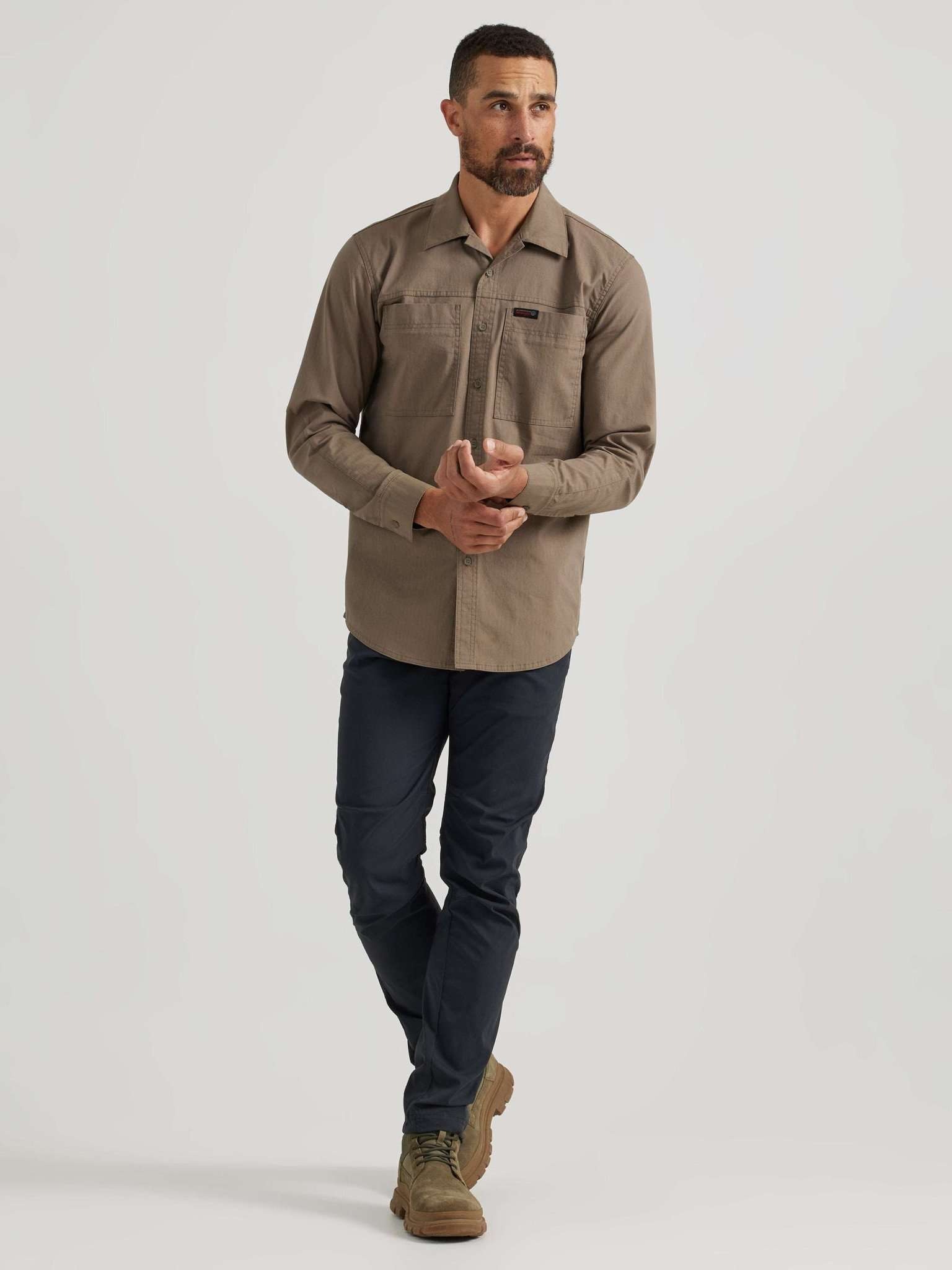 Wrangler Langarmhemd »WRANGLER Hemden LS Rugged Utility Shirt«