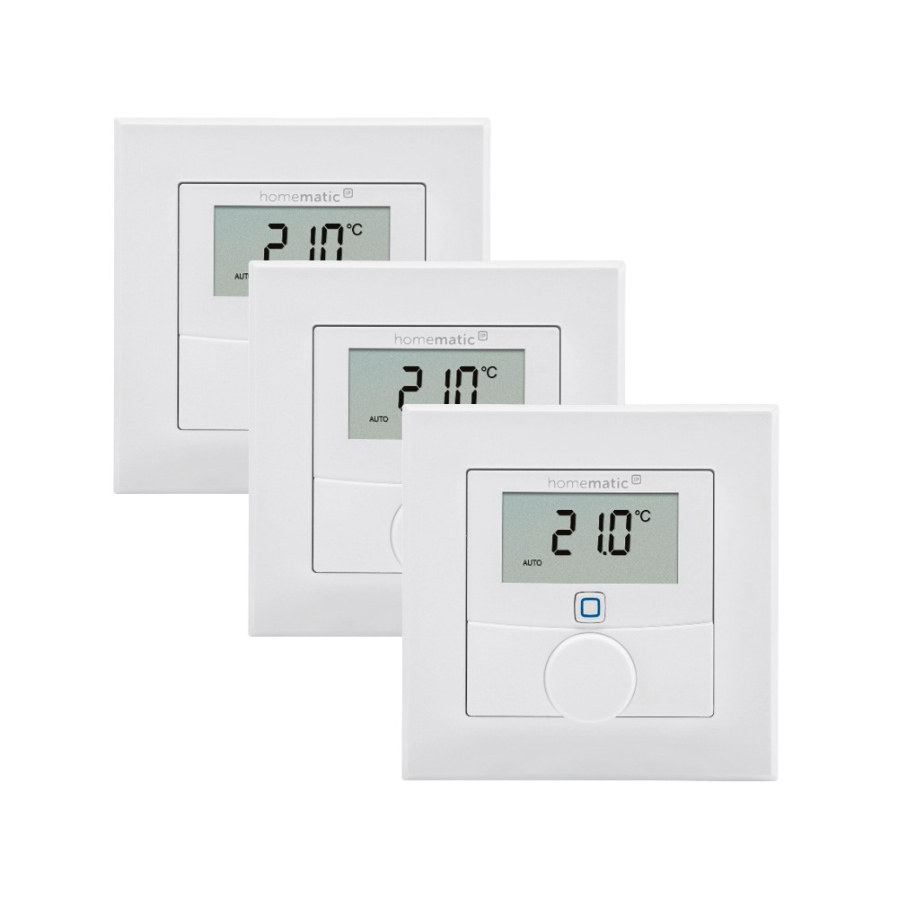 Image of HomeMatic Smart-Home-Steuerelement »Wandthermostat m. Luftfeuchtigkeitssensor 3er Set« bei Ackermann Versand Schweiz