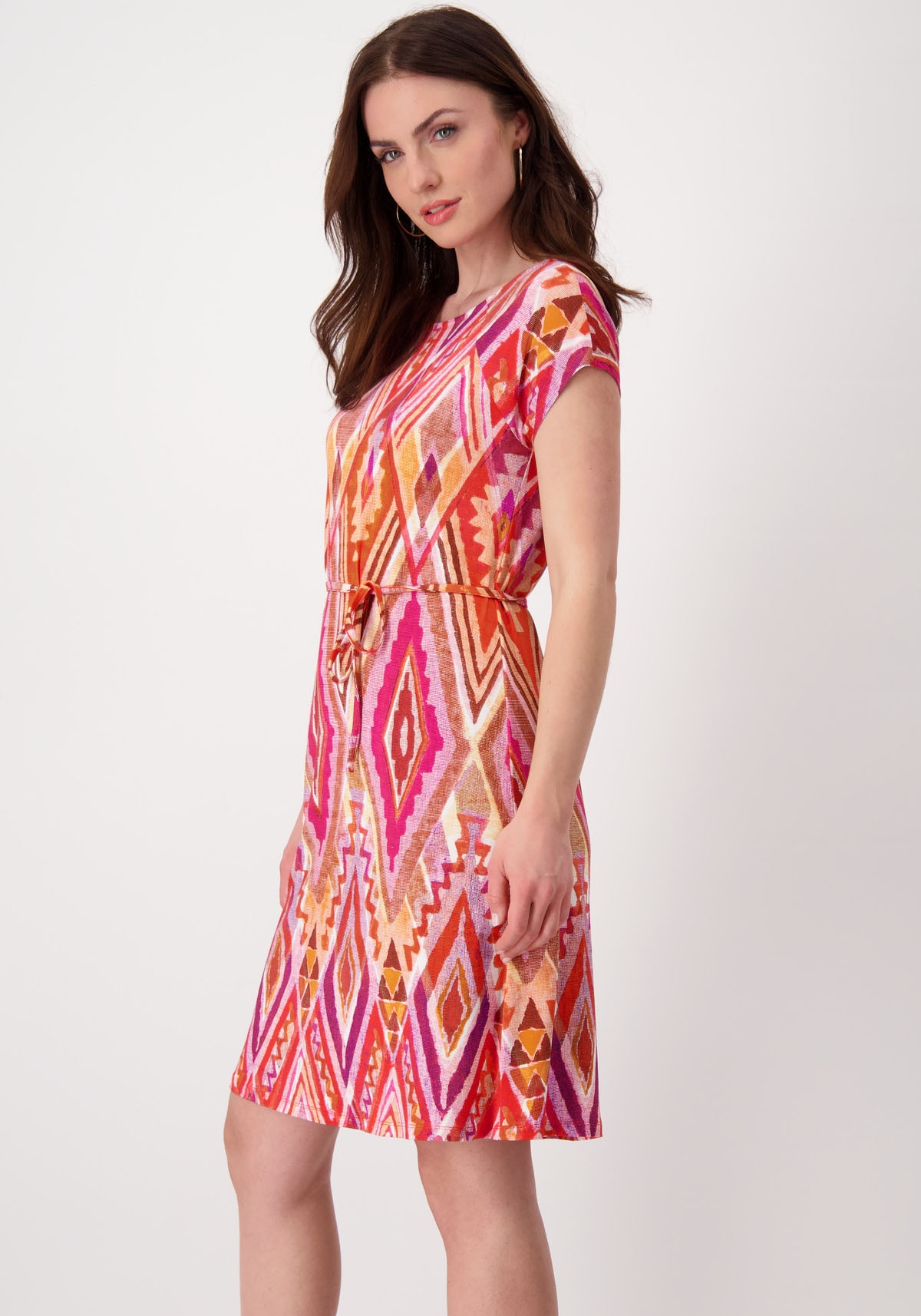 Monari Shirtkleid, mit Bindegürtel