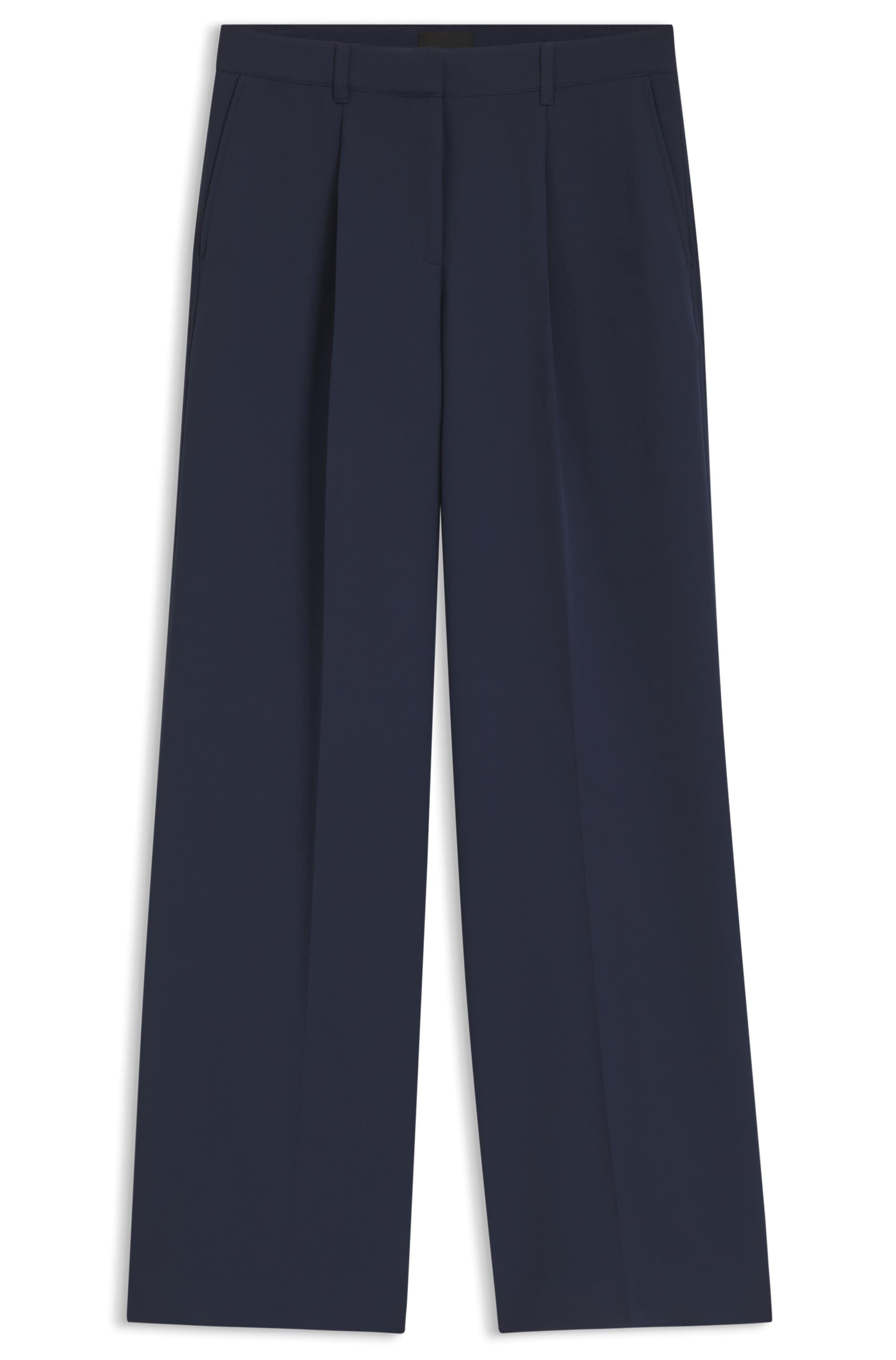BOSS ORANGE Pantalon de costume »Tiwi Premium Damenmode«  pantalon large avec pli marqué