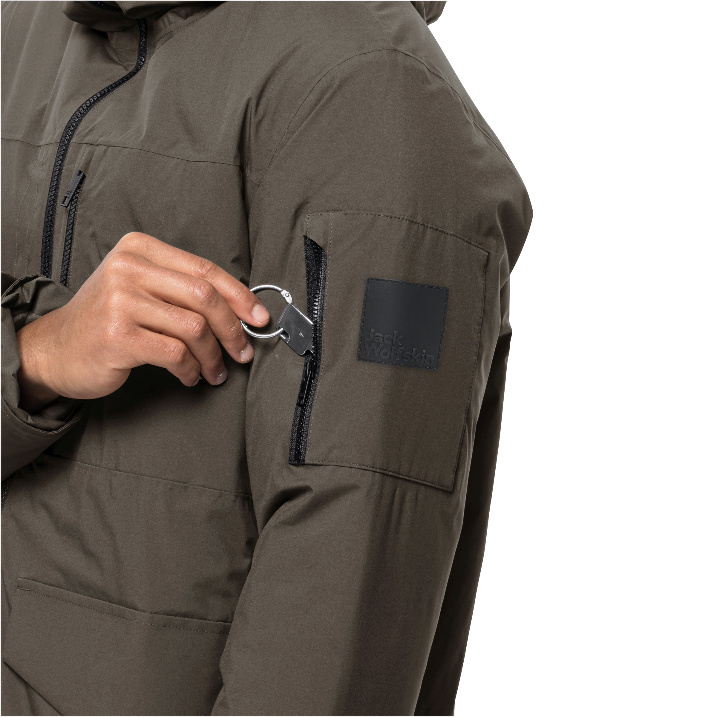 Jack Wolfskin Funktionsparka »KOENIGSBAU«, mit Kapuze, Winterjacke mit Kunstfaserfüllung