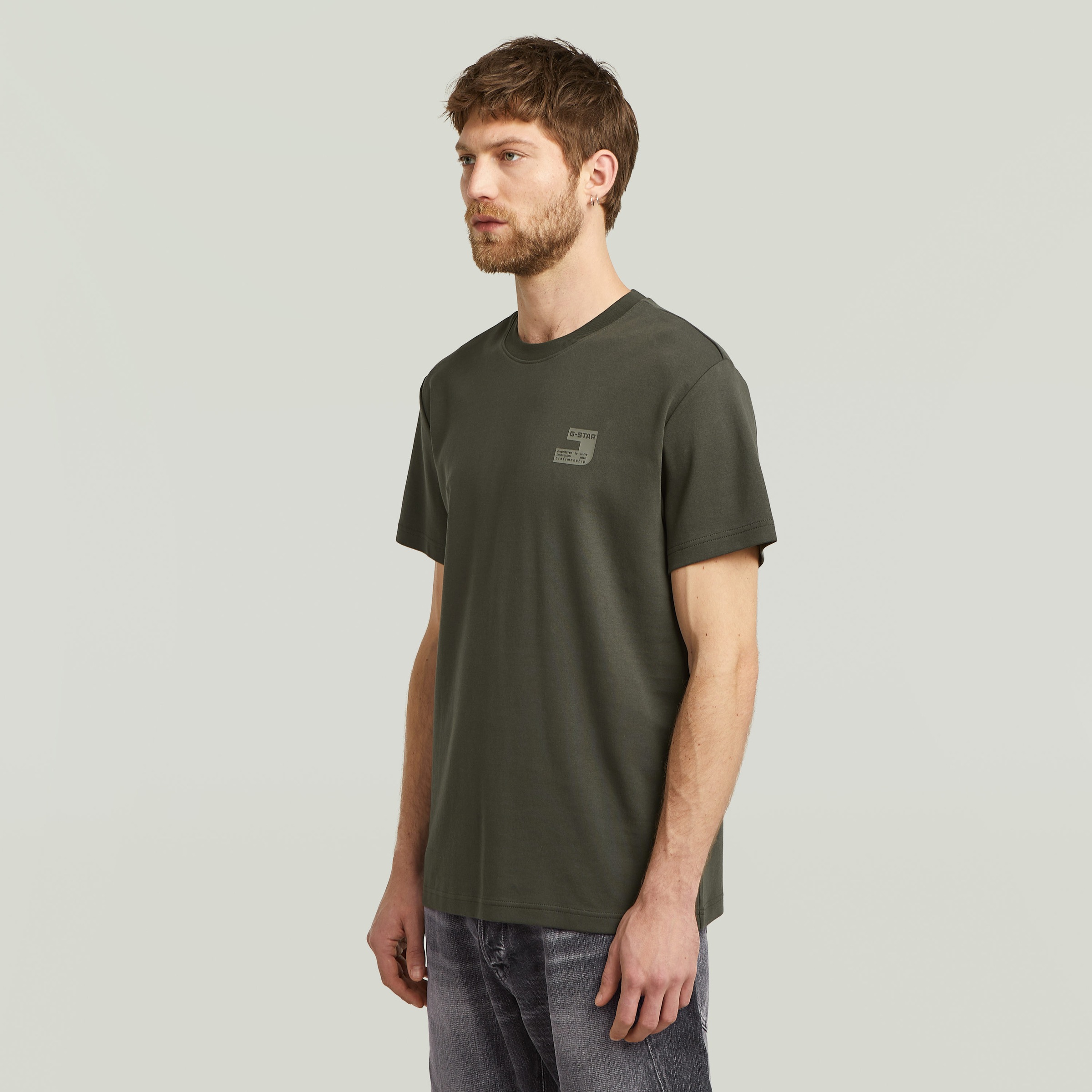 Image of G-STAR T-Shirt "Chest Logo" Rundhals, Regular Fit
