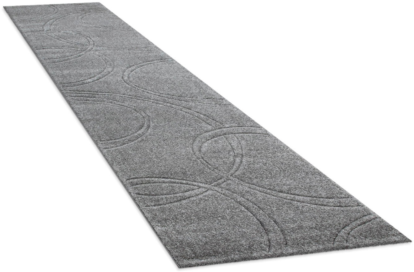 Image of Paco Home Läufer »Brilliance 757«, rechteckig, 18 mm Höhe, Teppich-Läufer, Kurzflor, mit 3D-Design, ideal im Flur & Schlafzimmer bei Ackermann Versand Schweiz