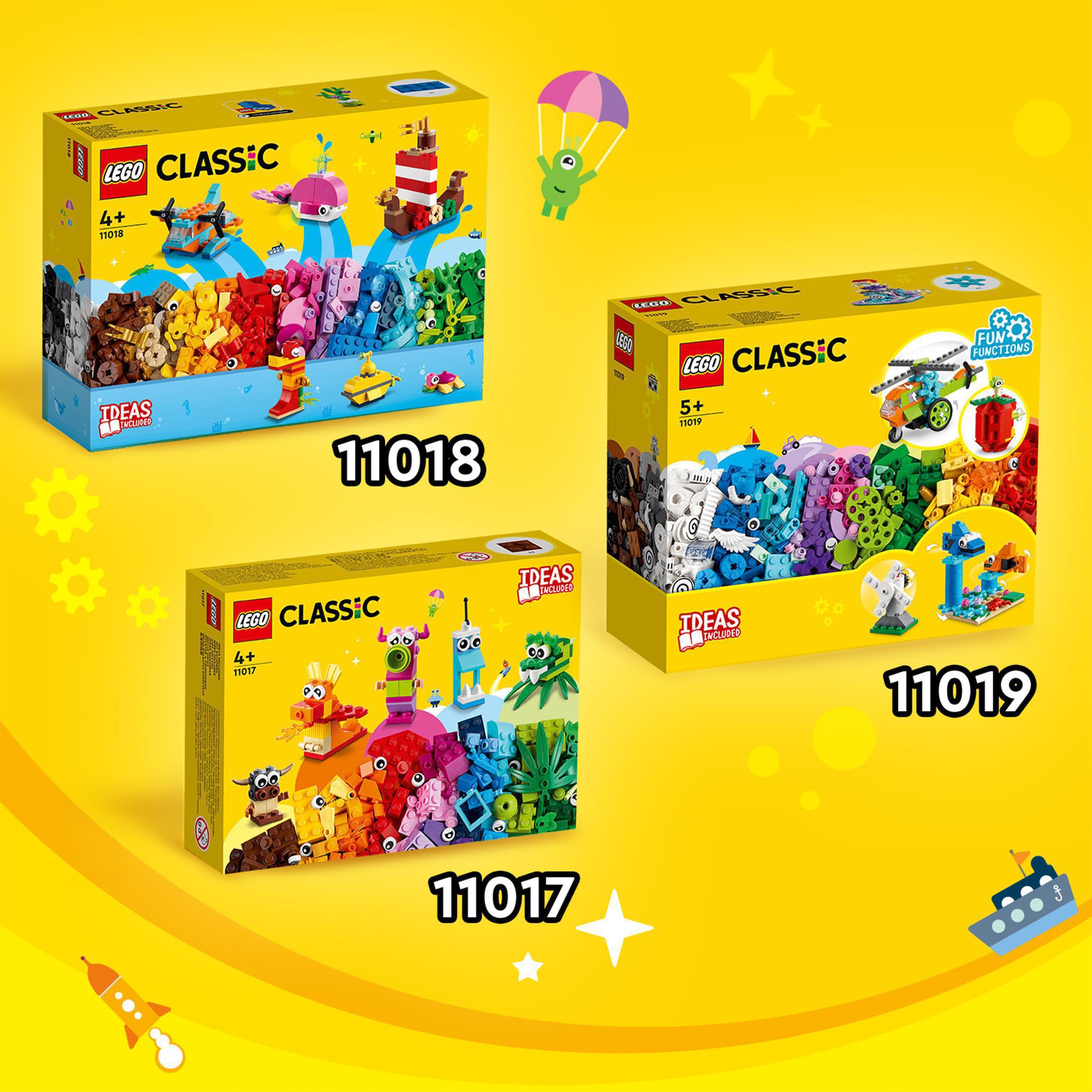 LEGO® Konstruktionsspielsteine »Kreative Monster (11017), LEGO® Classic«, (140 St.), Made in Europe