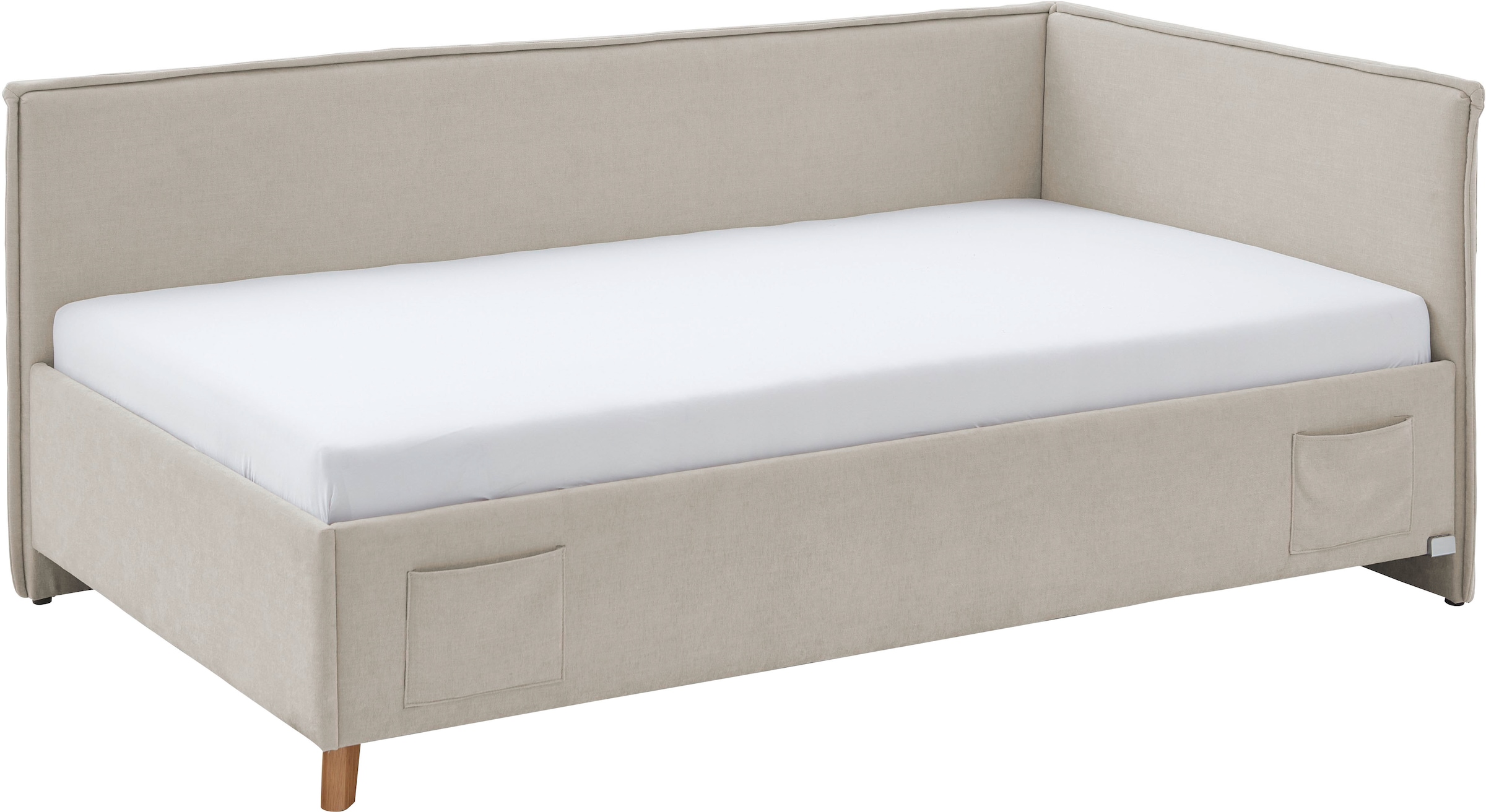 meise.möbel Lit d'enfant »FUN II« Polsterbett wahlweise mit Bettkasten, Jugendbett inkl. USB-Anschluss