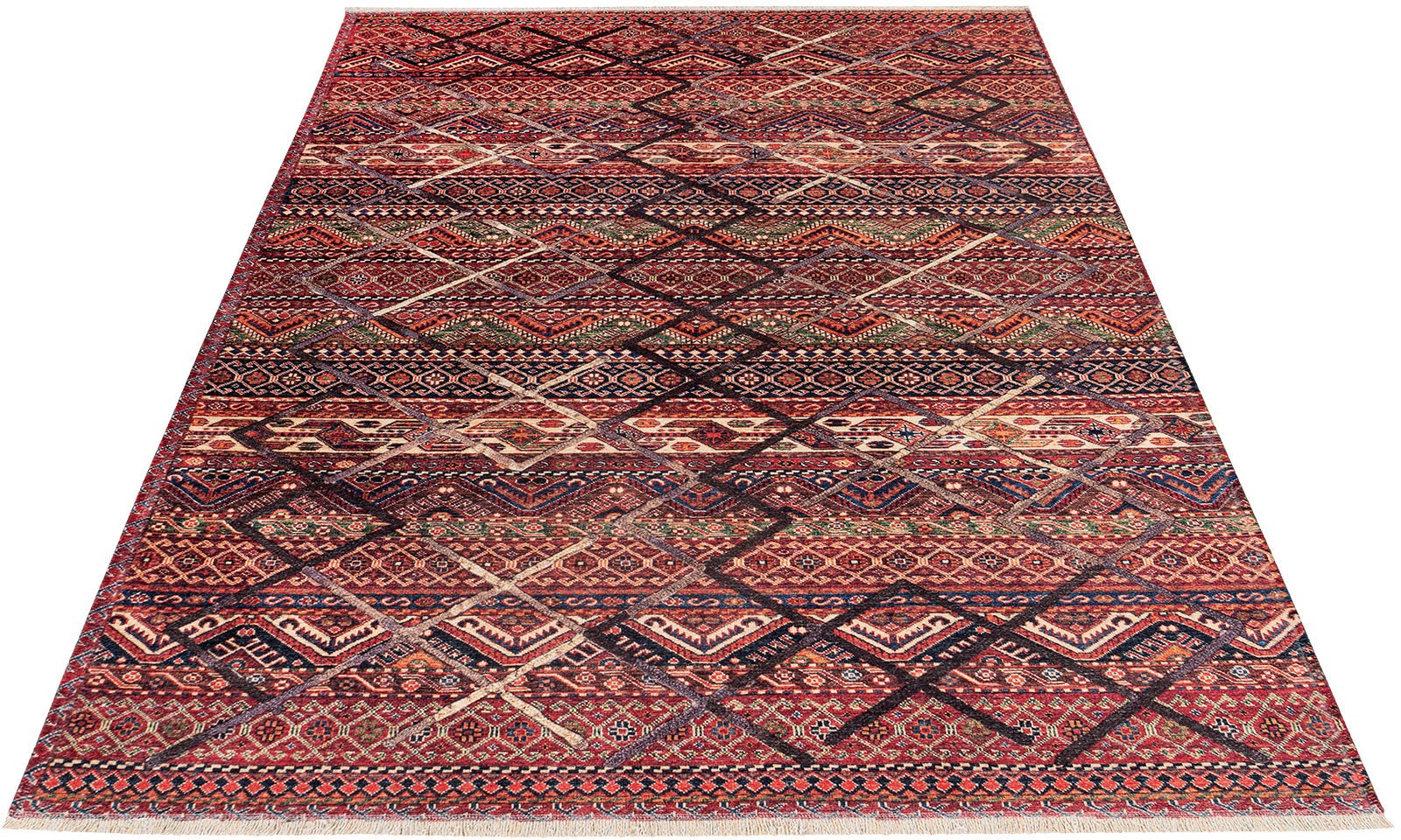 Image of Obsession Teppich »My Ethno 265«, rechteckig, 6 mm Höhe, recycelte Materialien, mit Fransen, waschbar, In- und Outdoor geeignet, Wohnzimmer bei Ackermann Versand Schweiz