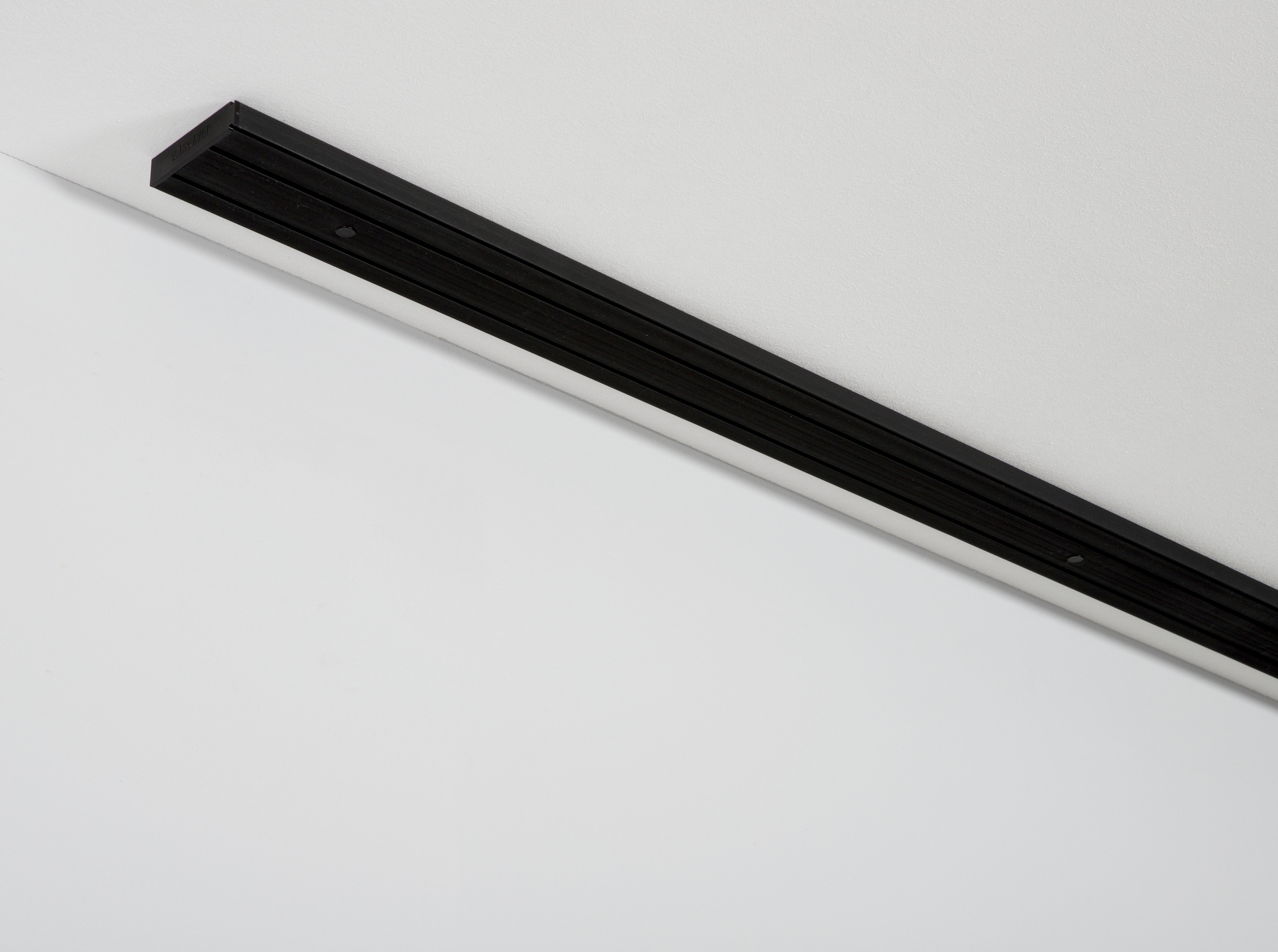 Image of GARDINIA Vorhangschiene "schwarz" 2 läufig-läufig mit Bohren, verschraubt, Serie GK1