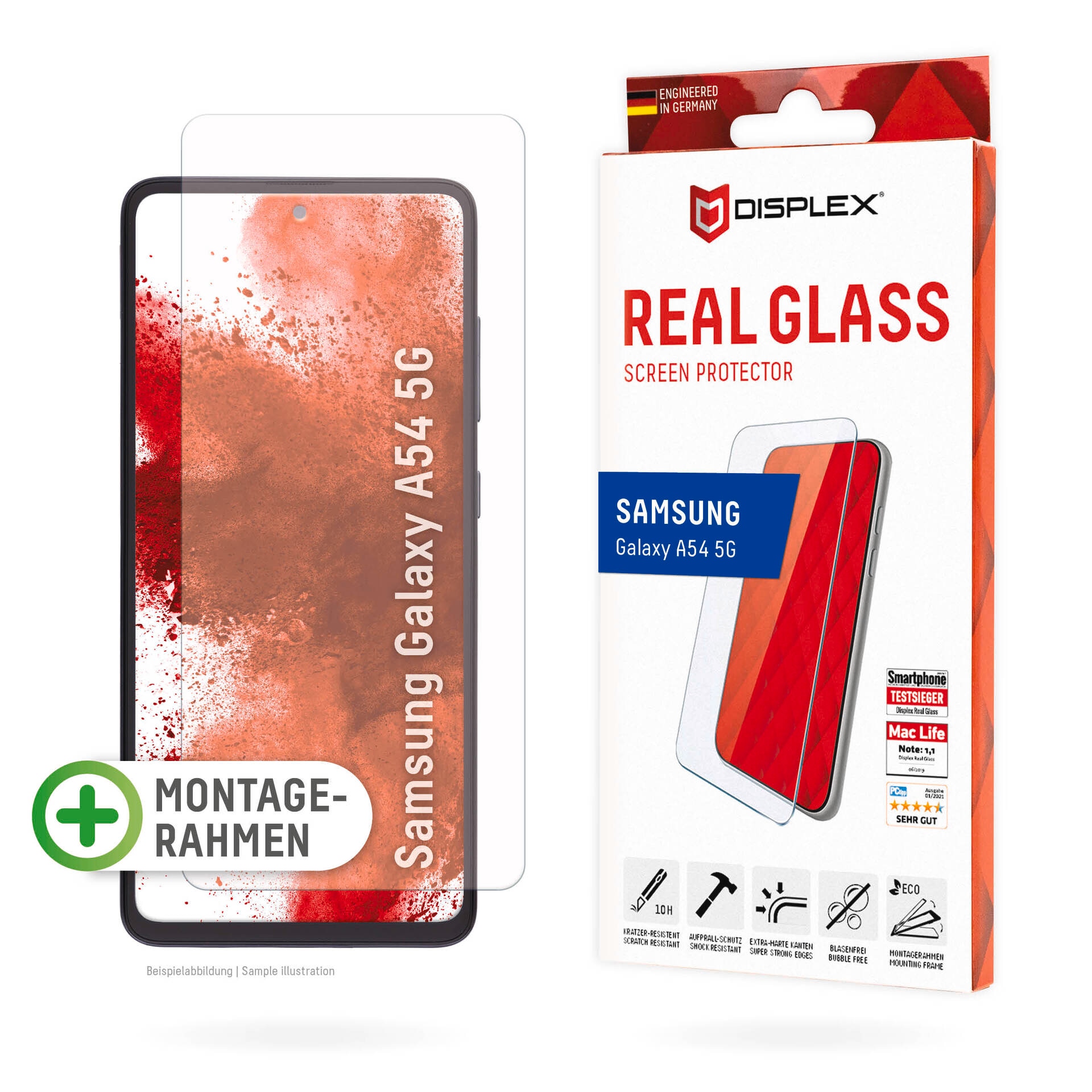 Displex Displayschutzfolie »Real Glass Samsung Galaxy A54 5G«