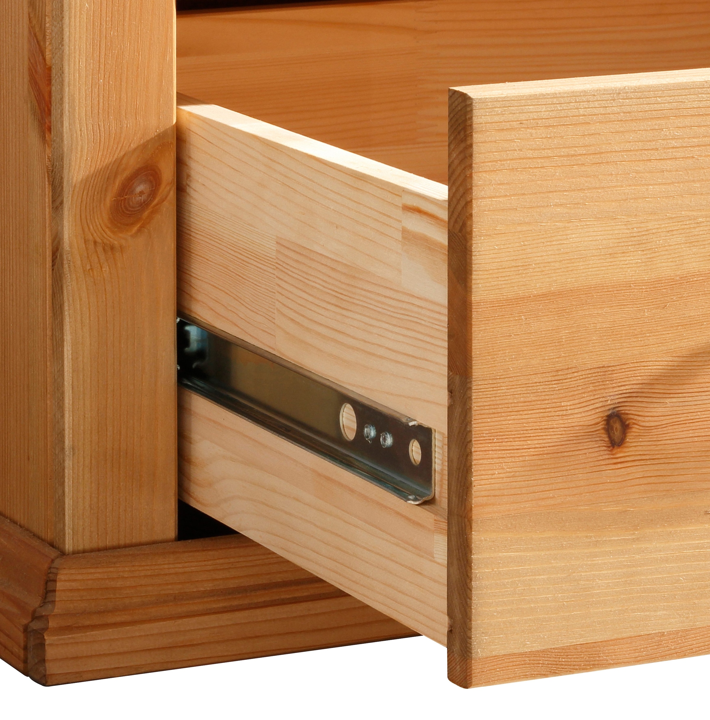 GOODproduct Kleiderschrank »Madrid« 3 Breiten: 90/164/245 cm  H/T ca.190/59 cm,  aus massiver Kiefer, in 3 Breiten mit Spiegeltüren