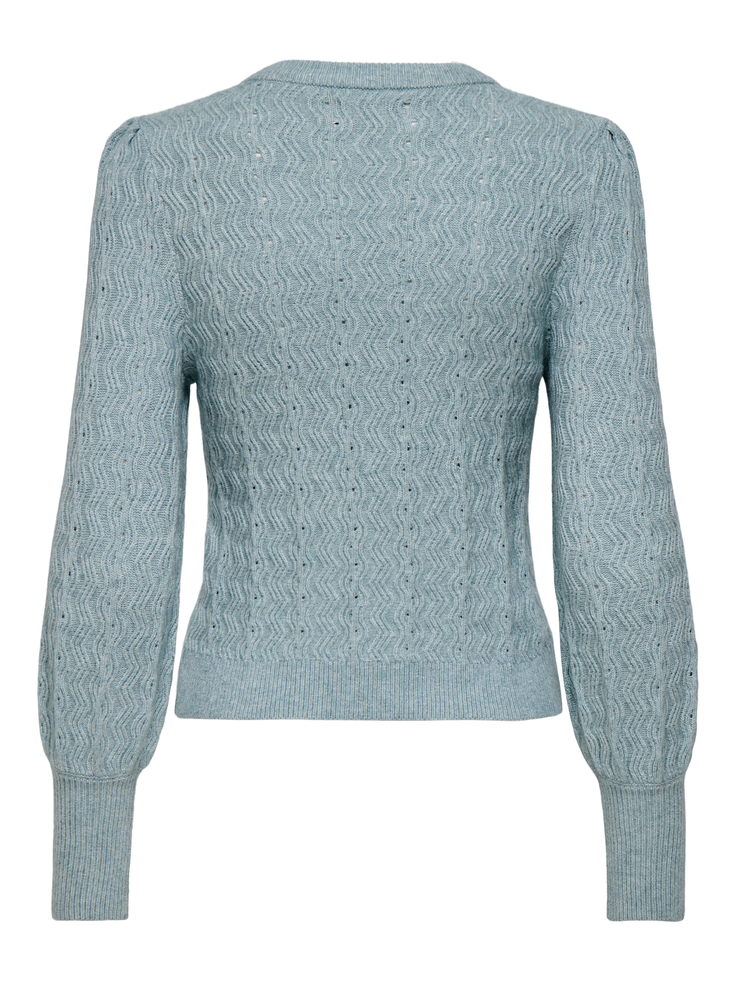 ONLY Rundhalspullover »ONLKATIA LS STRUC PUFF ONECK CC KNT«