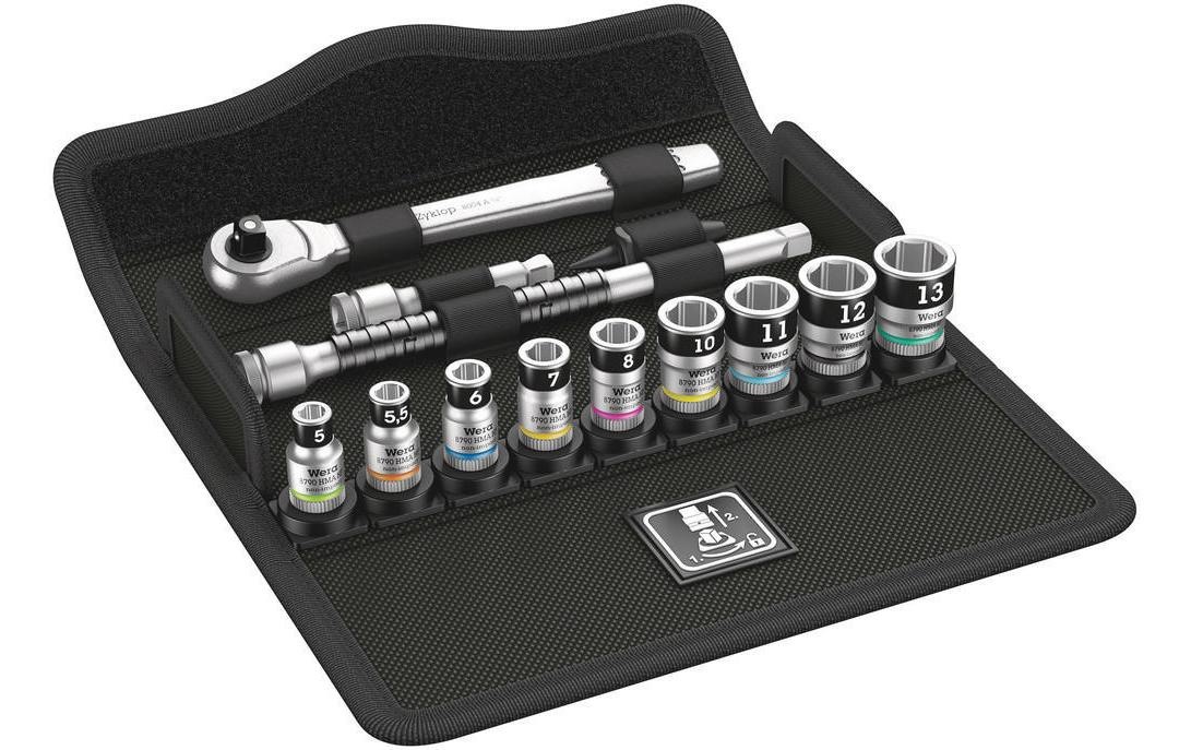 Image of Wera Ratsche "8100 SA 12 HF" 12 Stk. tlg.