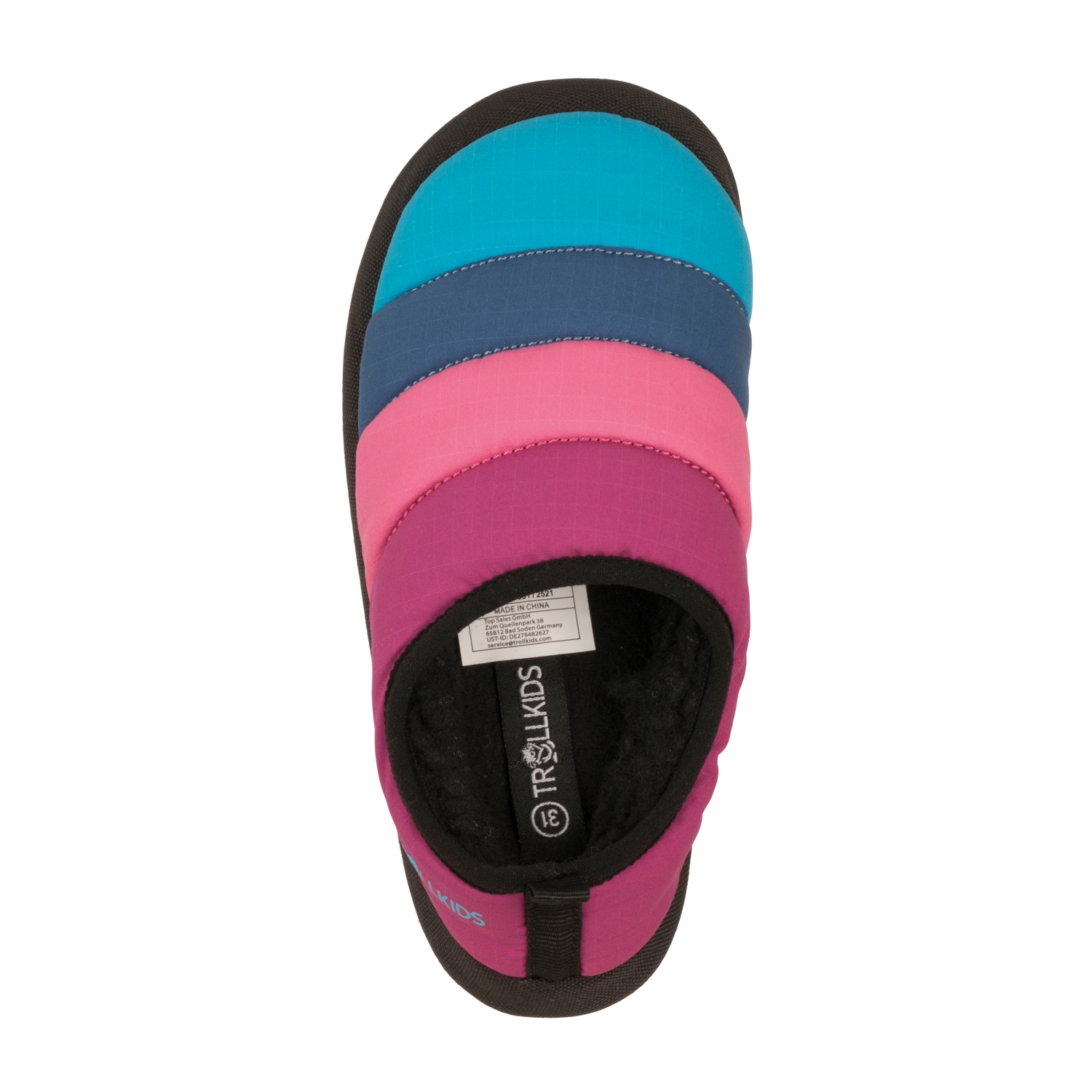 TROLLKIDS Chausson »KIDS HUT MULE XT«  chaud, amortissant, boucle d'enfilage