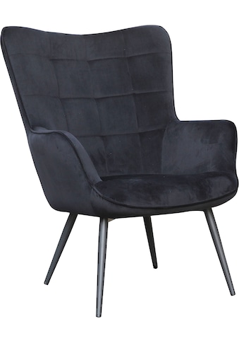 Sessel »Uta«, (1 St.), in Cord, Samt oder Webstoff