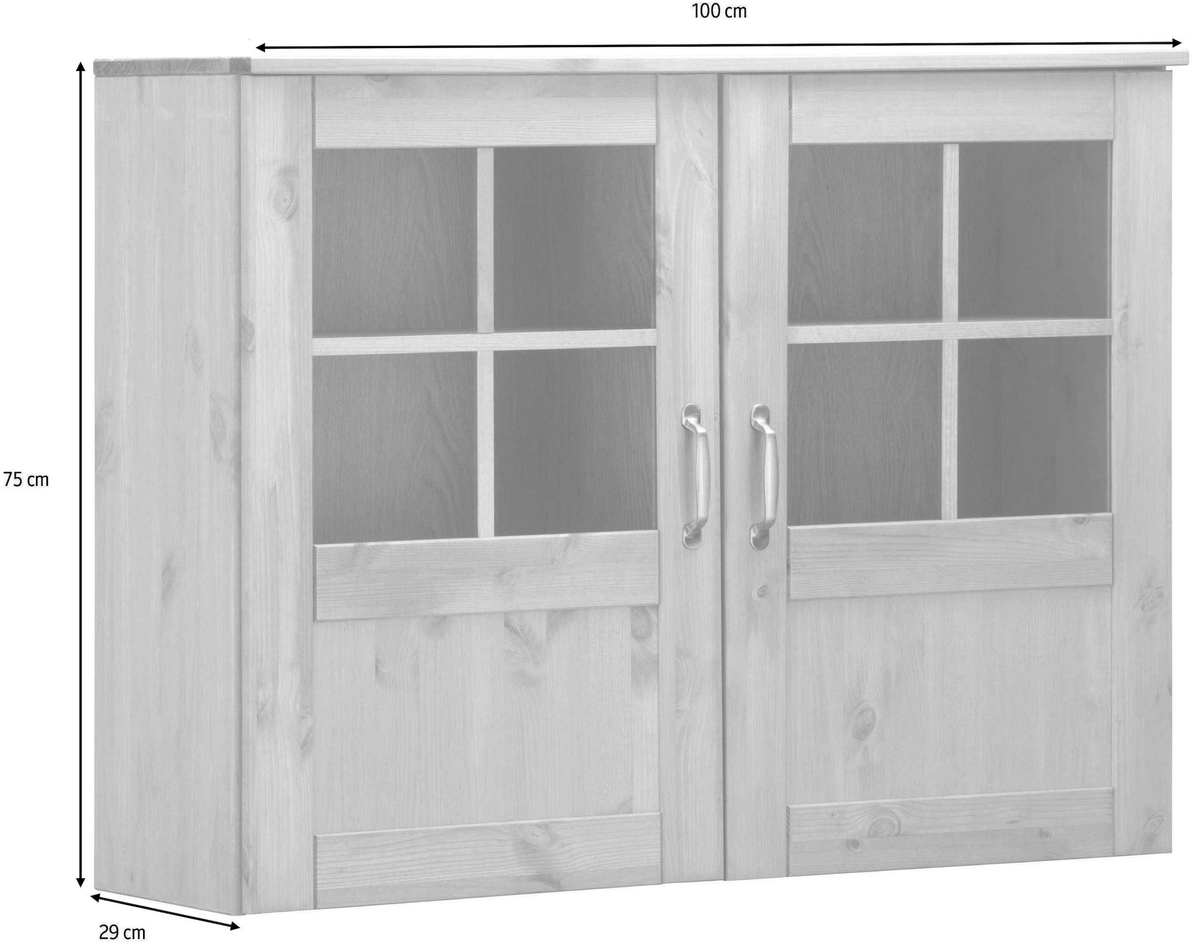 Home affaire Armoire suspendue »Alby« largeur 100 cm, 2 portes