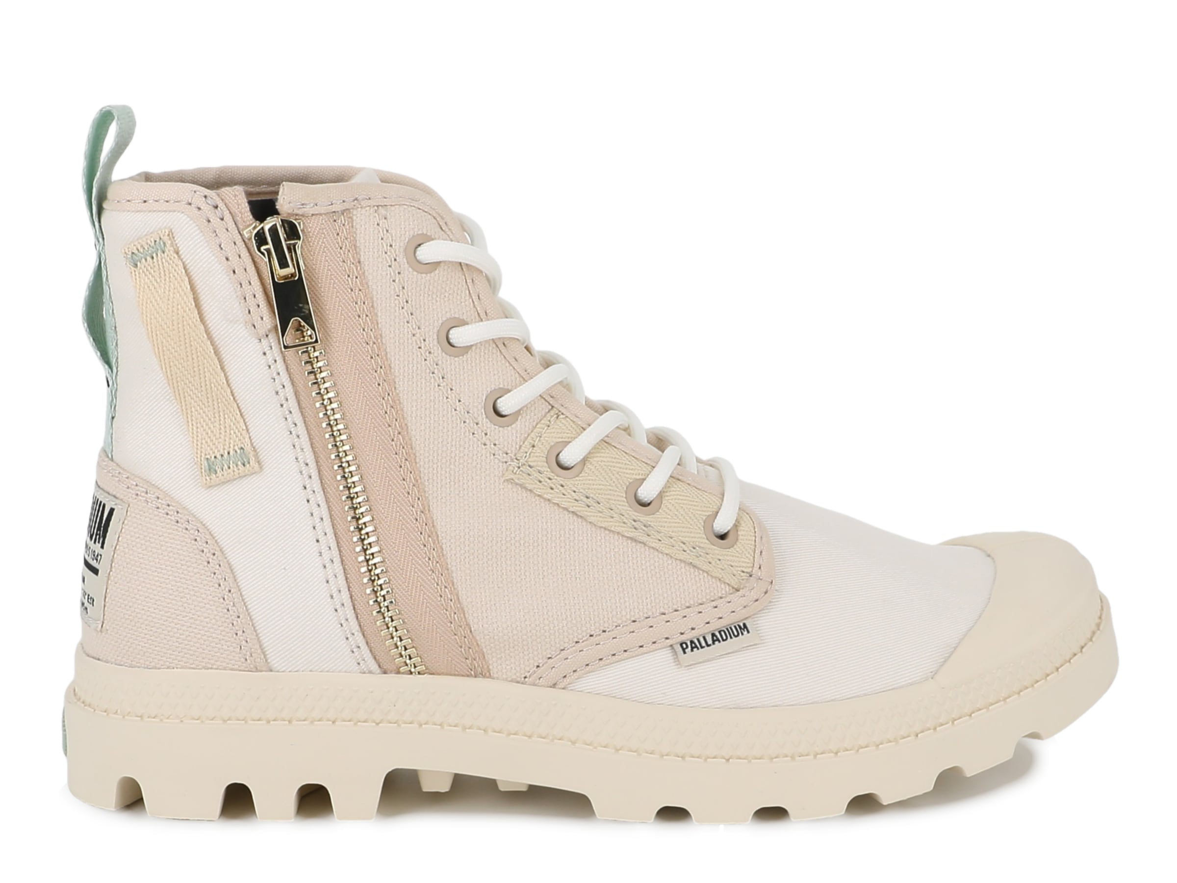 Palladium Bottines à lacets »PAMPA DETROIT ZIP SU«  Bottes à lacets, bottines à lacets en toile avec fermeture éclair