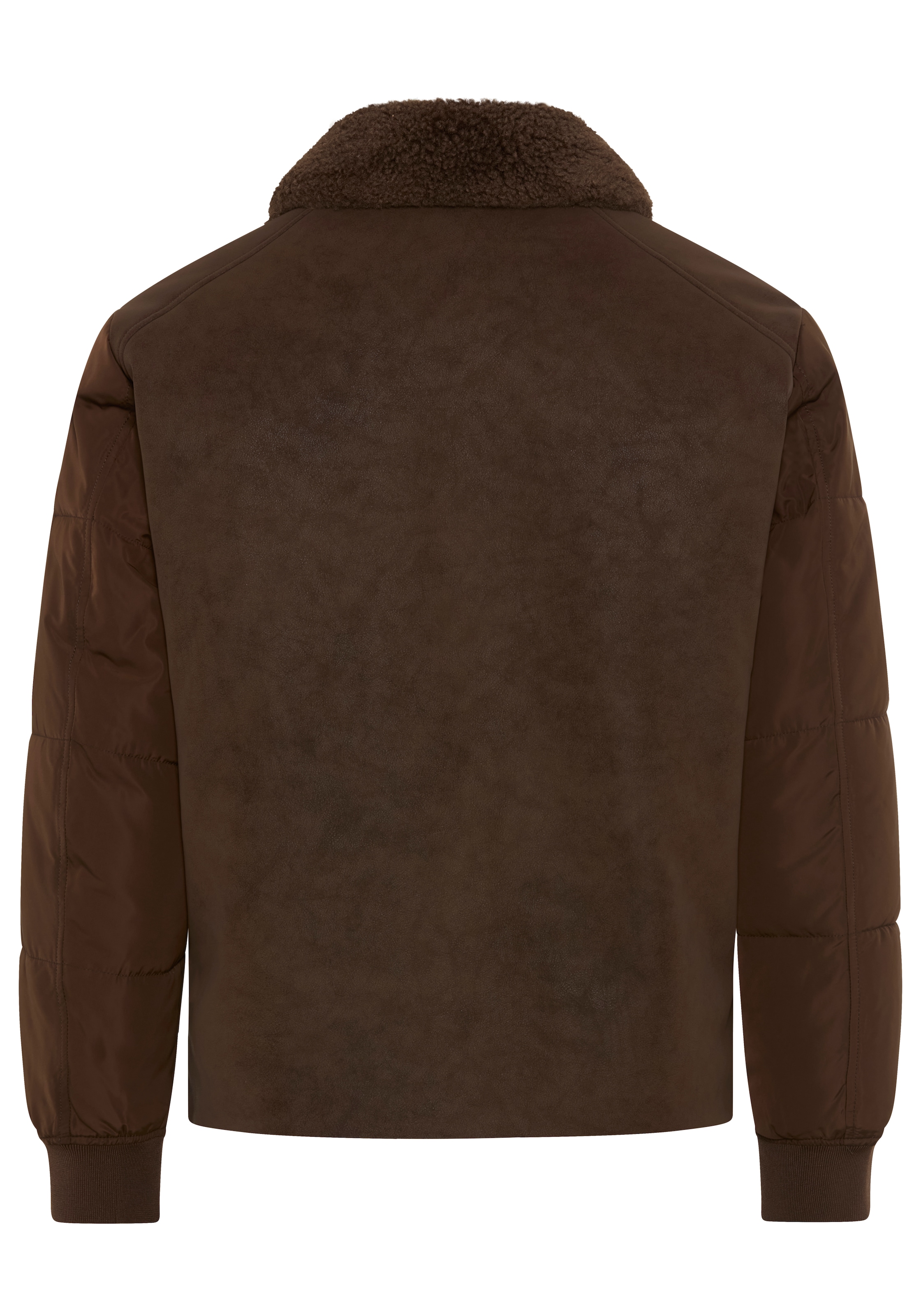 Joop Jeans Cabanjacke »Tedder« mit Umlegekragen aus Teddyfell