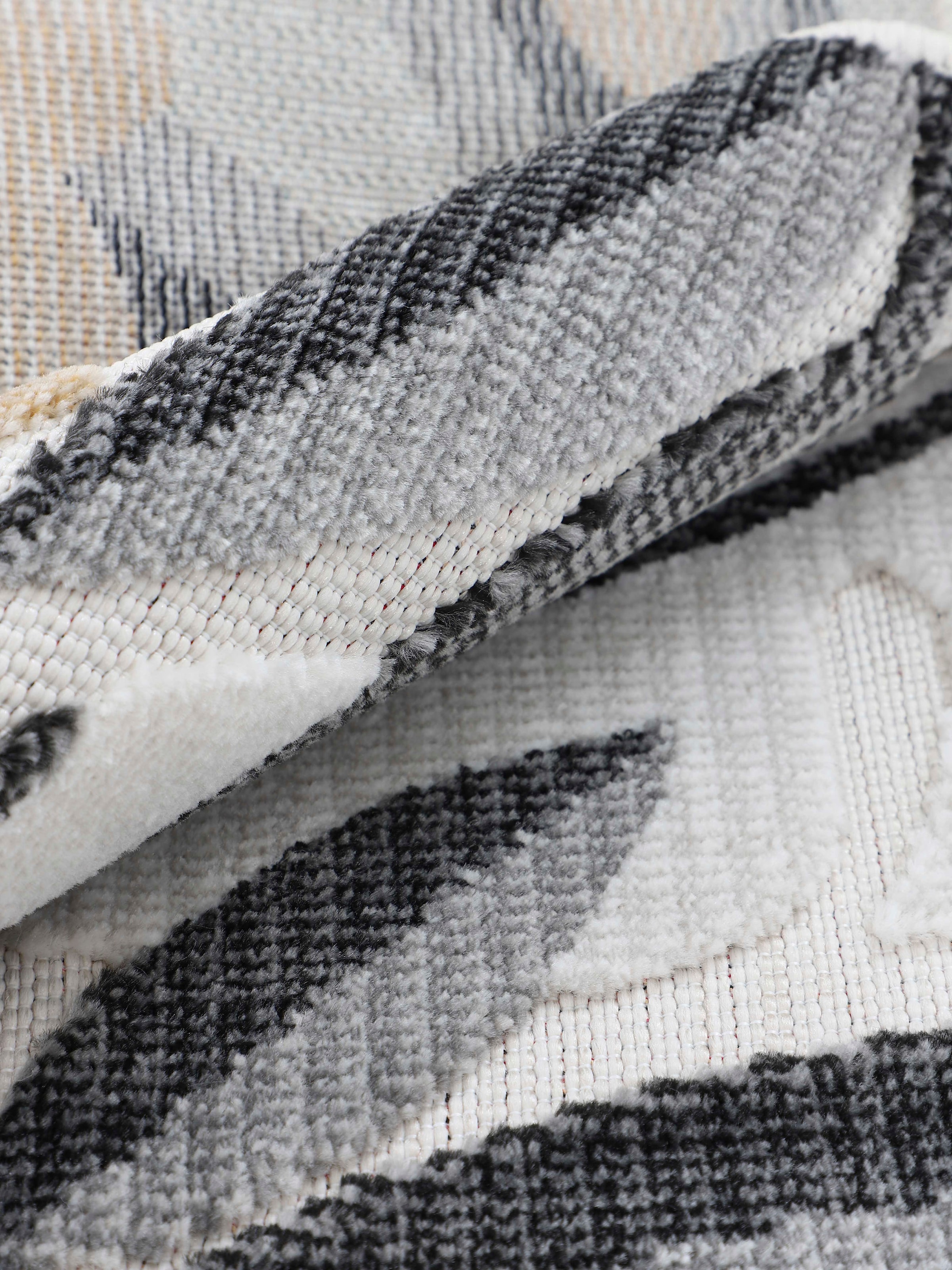 carpetfine Teppich »Deja 102« rechteckig 4 mm Höhe robustes Flachgewebe, Floral Palmenblätter, In- und Outdoor, Läufer