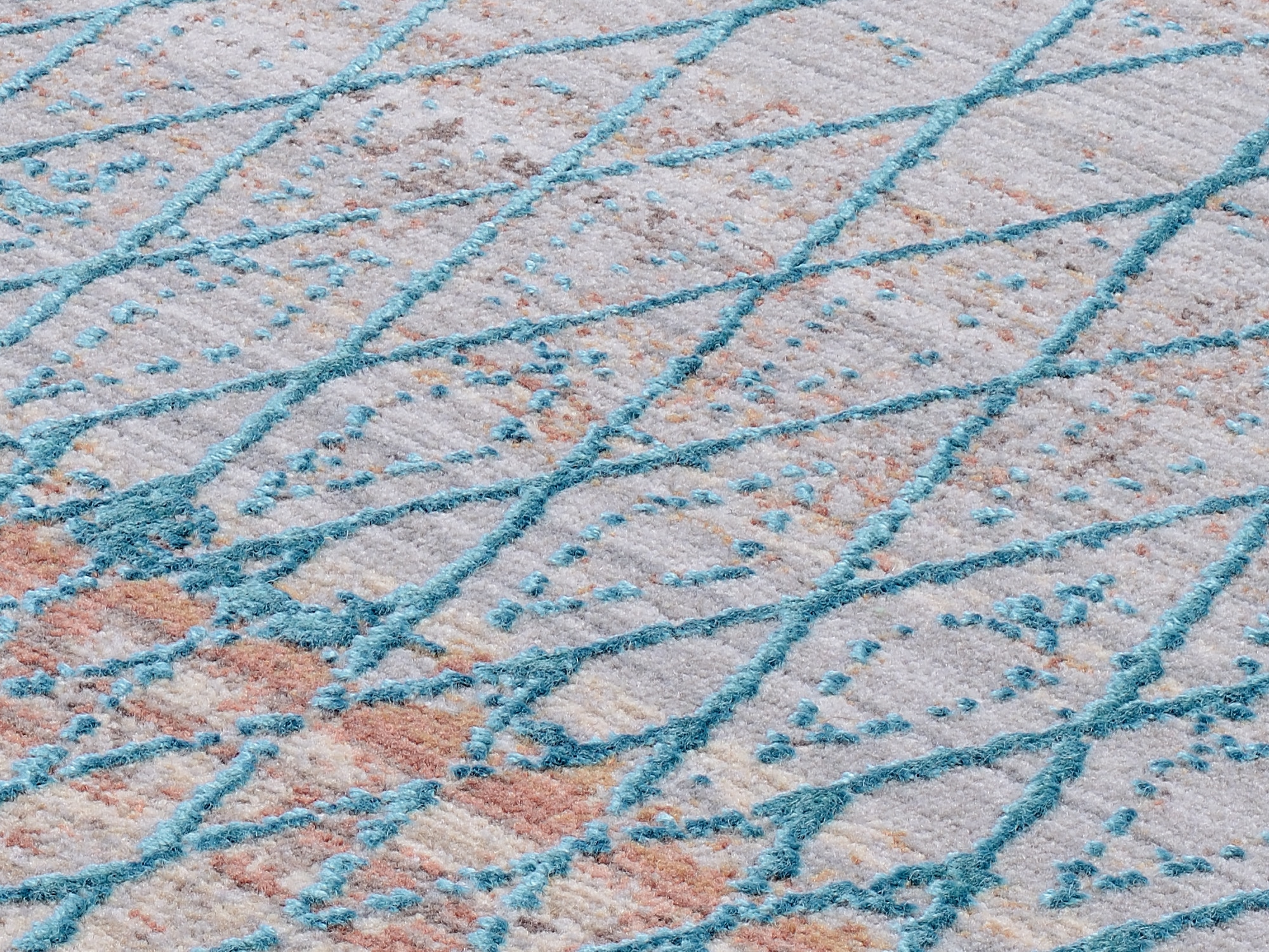 OCI DIE TEPPICHMARKE Teppich »FARBEN MASTER« rechteckig 8 mm Höhe Klassisches Muster, eingefasst, in 3-D-Optik, mit Fransen