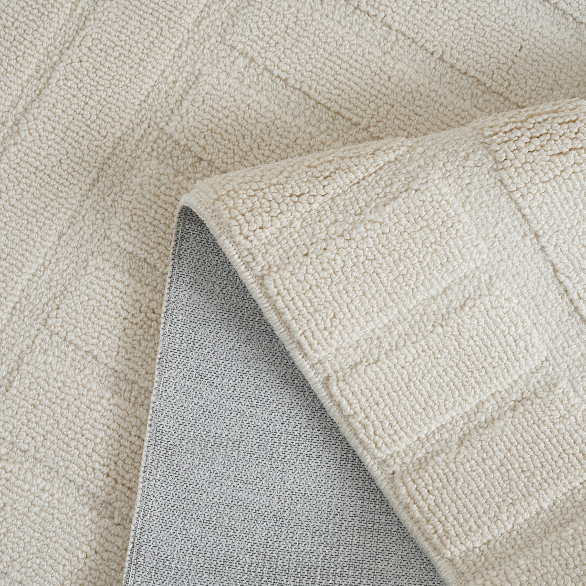 GOODproduct Teppich »Neele, Boho-Design, Hoch-Tief, waschbar« rechteckig 12 mm Höhe 3D Optik, Skandinavisch, Designteppich, Wohnzimmer, Schlafzimmer