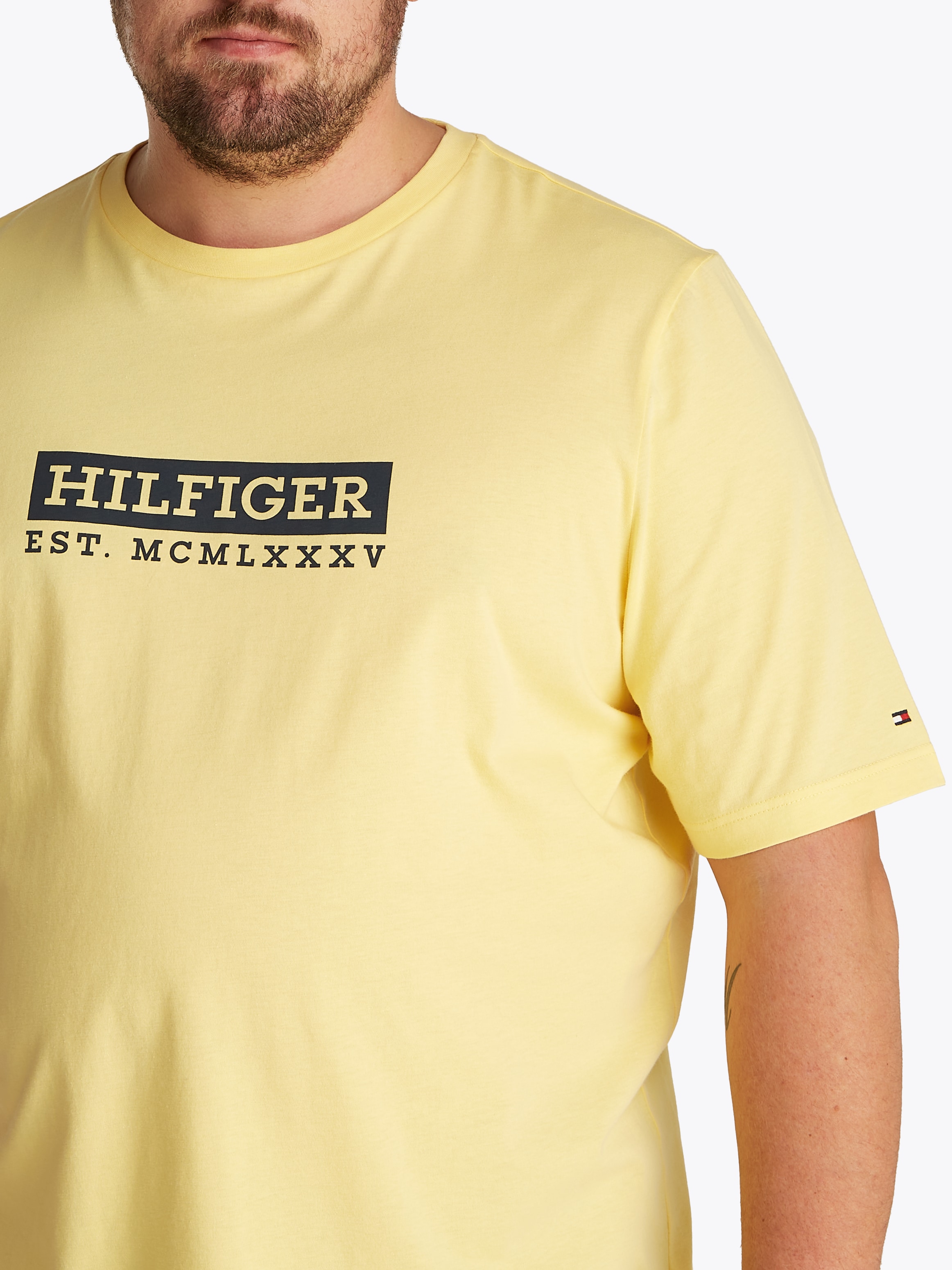 Tommy Hilfiger Big & Tall Kurzarmshirt »BT-COLOUR TO COLOR GRAPHIC TEE-B«, Grosse Grössen