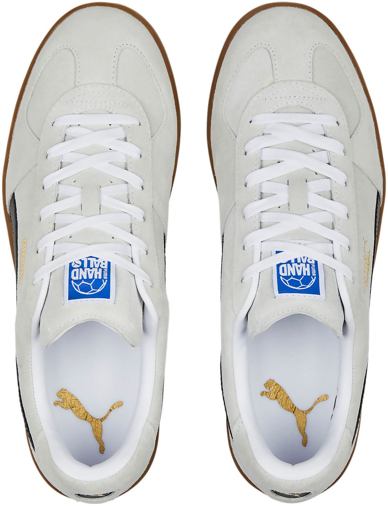 PUMA Sneakers »HANDBALL«  mit sportlichem Stil, mit Overlay im Zehenbereich, aus Veloursleder